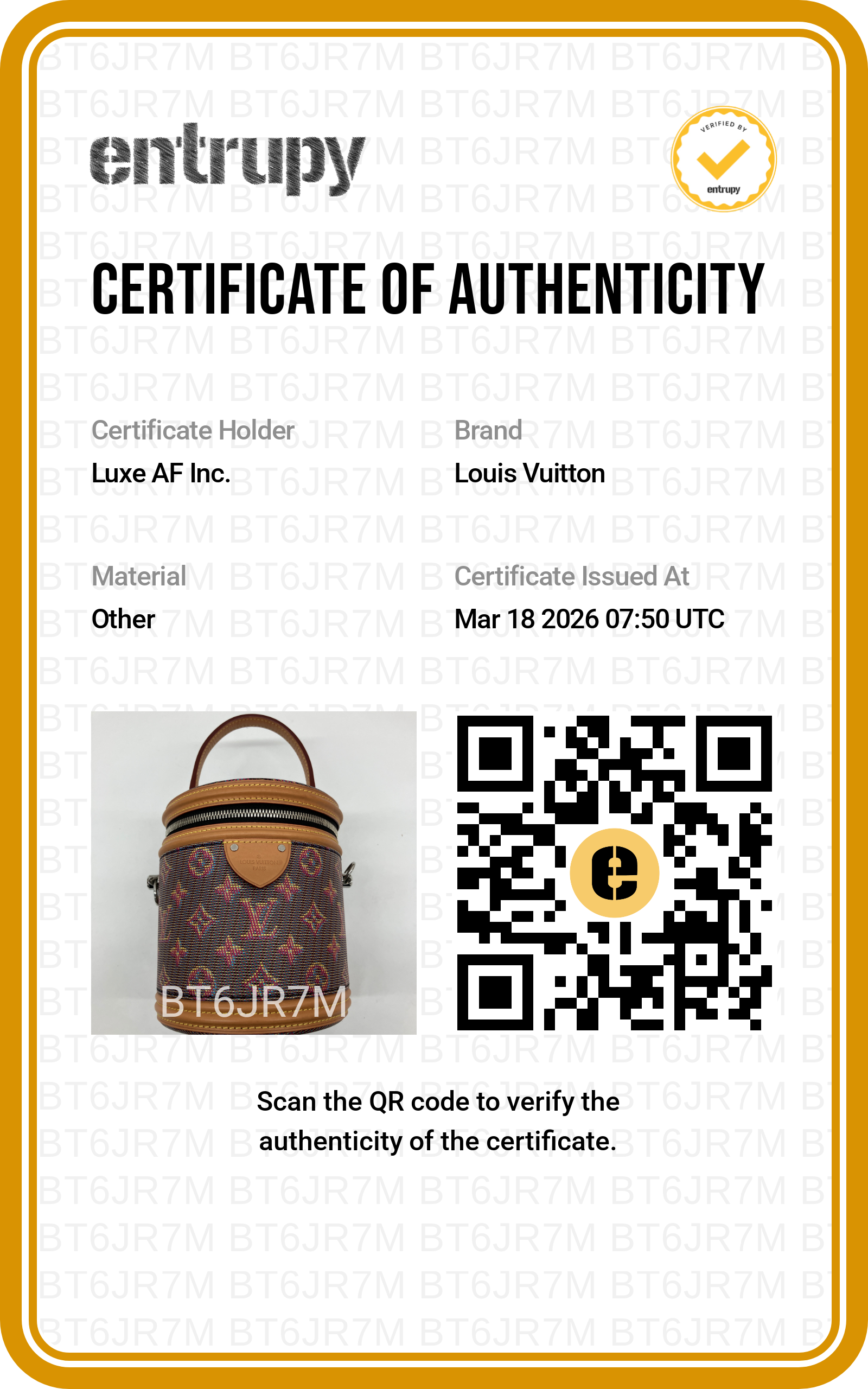 Louis Vuitton Limited Edition LV Pop Monogram Cannes Handle Bag LV2226