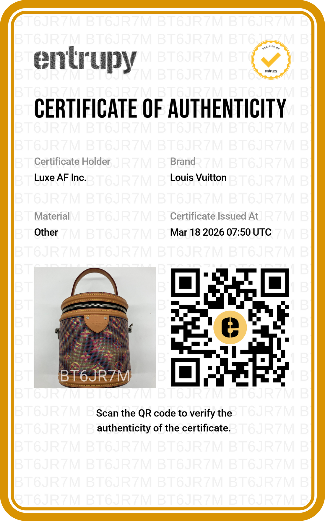Louis Vuitton Limited Edition LV Pop Monogram Cannes Handle Bag LV2226