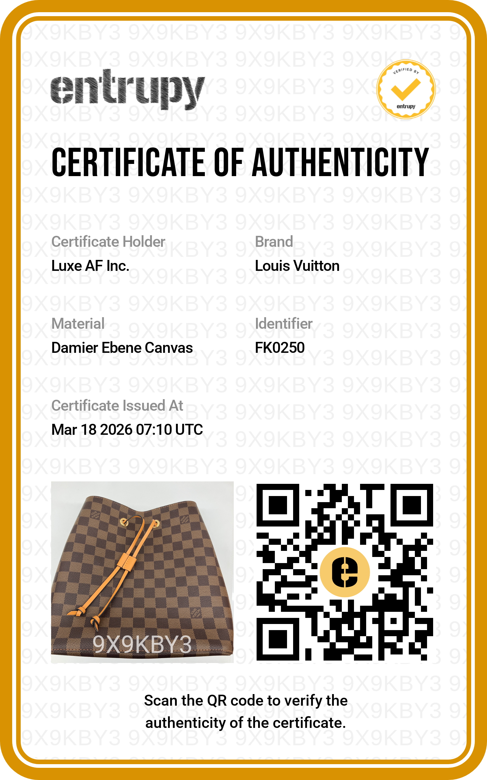 Louis Vuitton NeoNeo Monogram Canvas Bucket Bag With Brown Drawstring LV2224