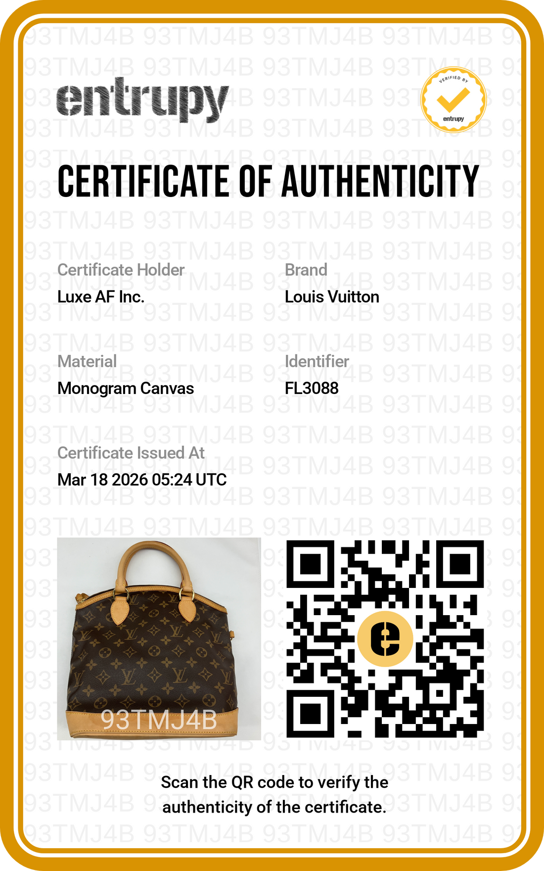 Louis Vuitton Lockit Monogram Canvas Handle Bag LV2219