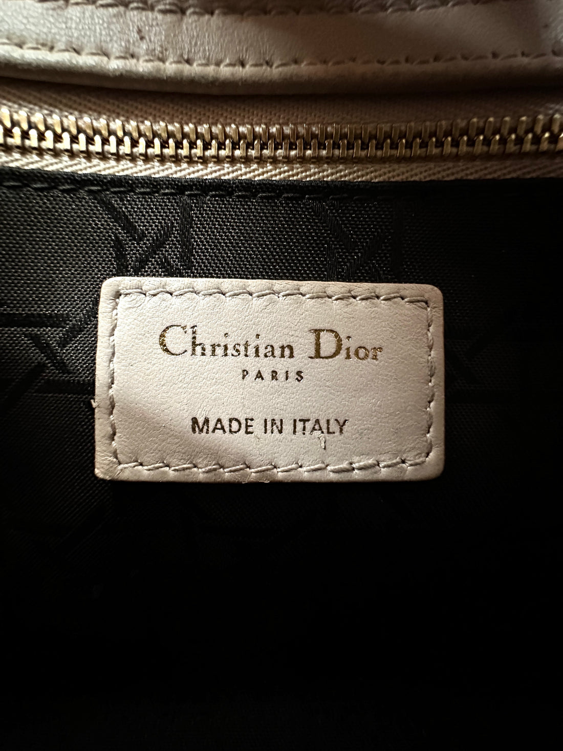 Christian Dior Lady Dior Pink Cannage Leather Handle Bag With Gold Charms DR578