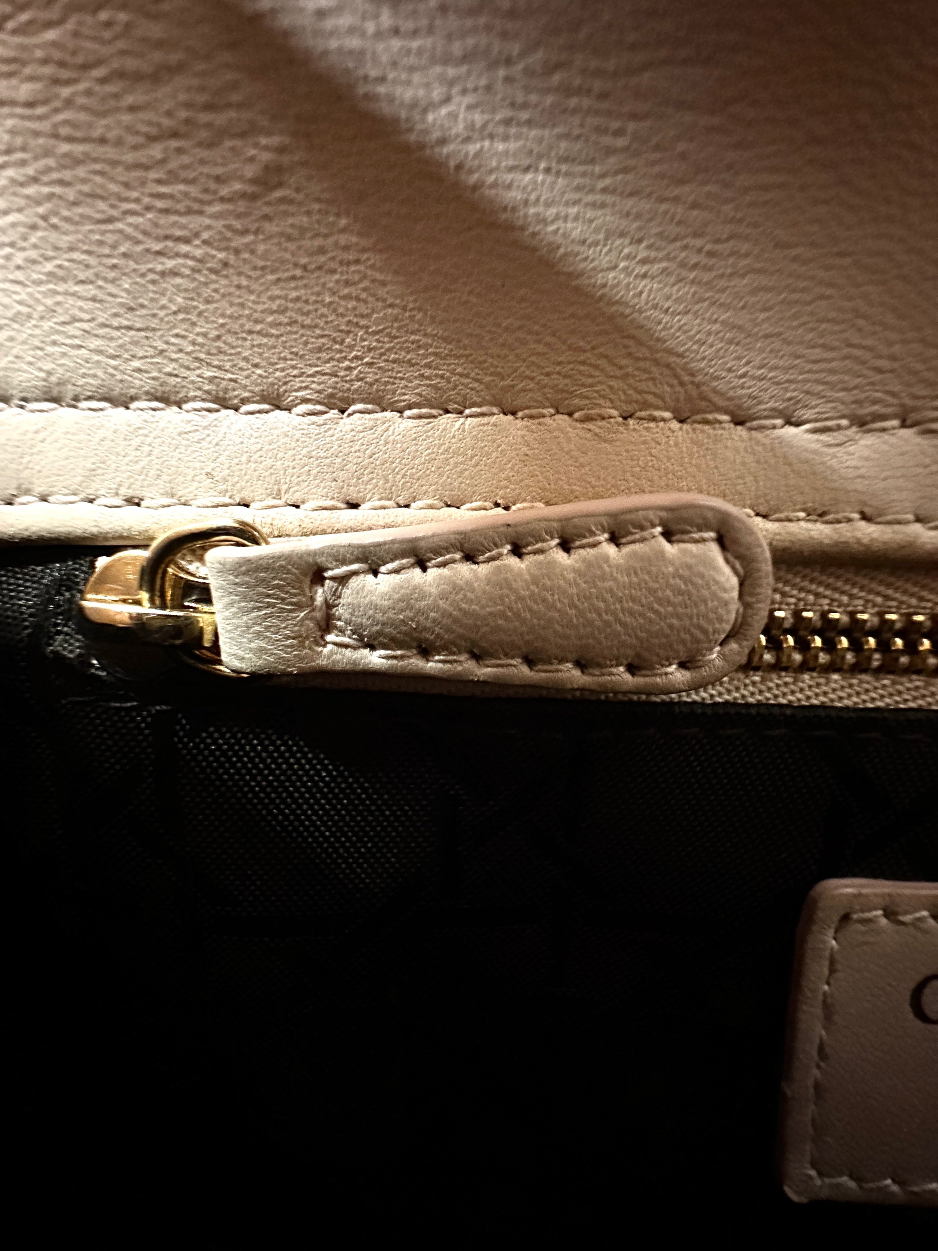 Christian Dior Lady Dior Pink Cannage Leather Handle Bag With Gold Charms DR578