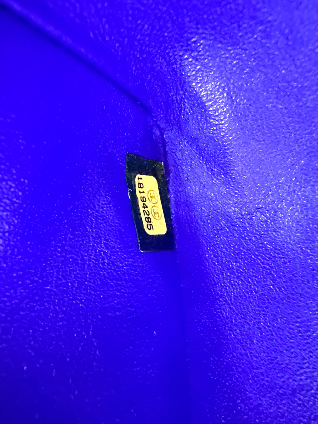 Chanel Classic Flap Blue Quilted Leather Jumbo Shoulder Bag With Gold Buckle(18***85) CC1594