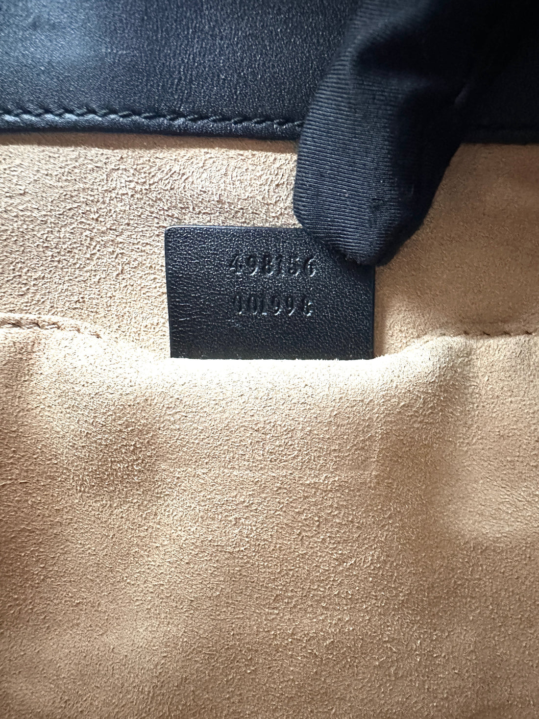 Gucci Padlock Black Guccissima Leather Chain Tote Bag GG772