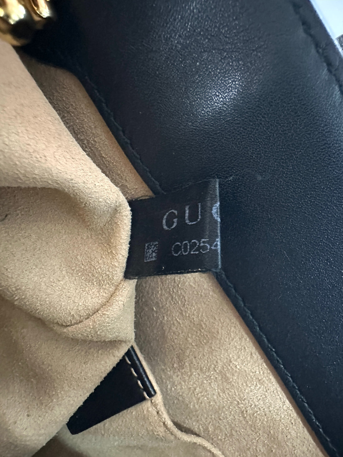 Gucci Padlock Black Guccissima Leather Chain Tote Bag GG772