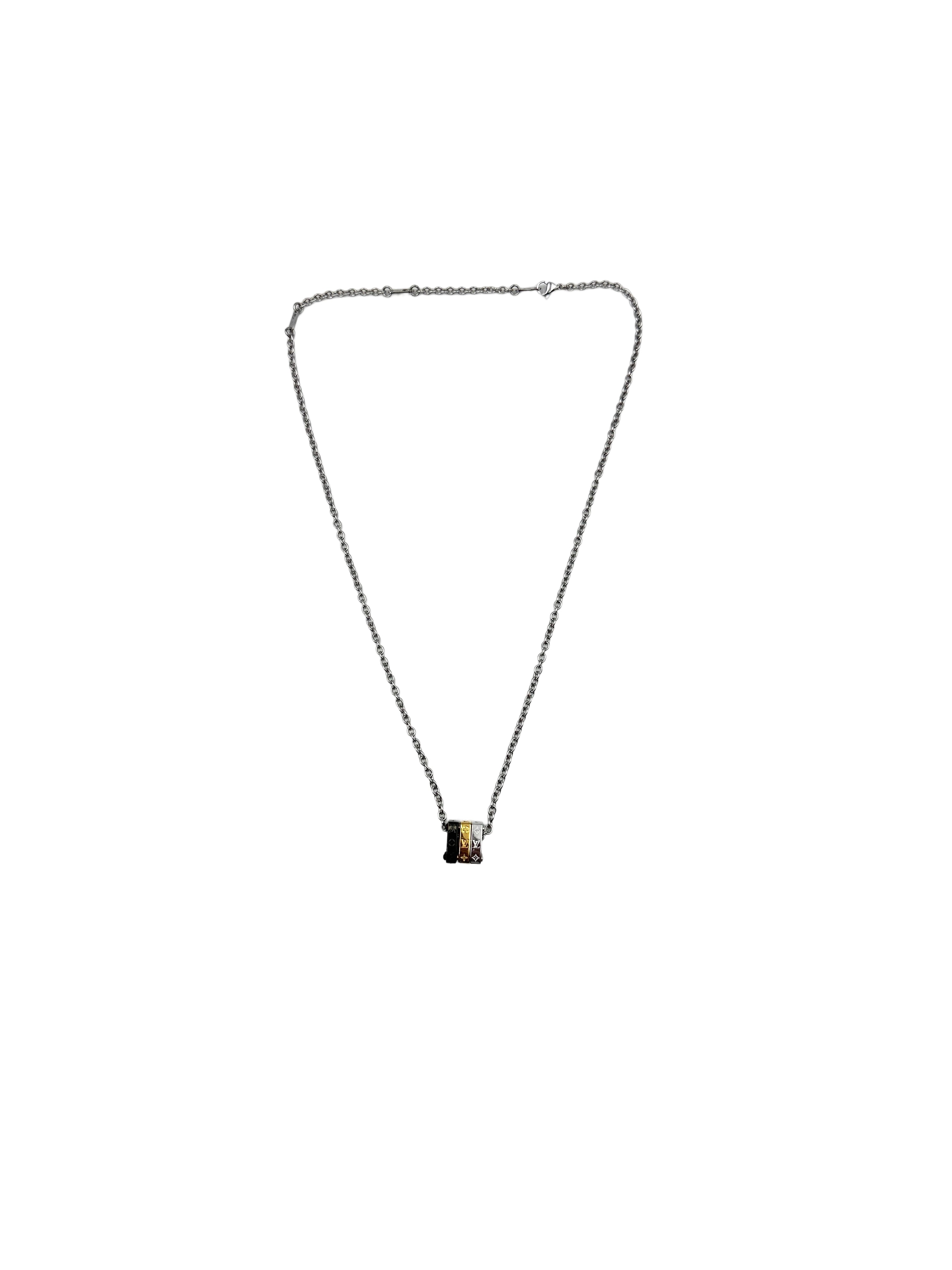 Louis Vuitton Monogram Bold Necklace,M00675 LE0233 LVN04