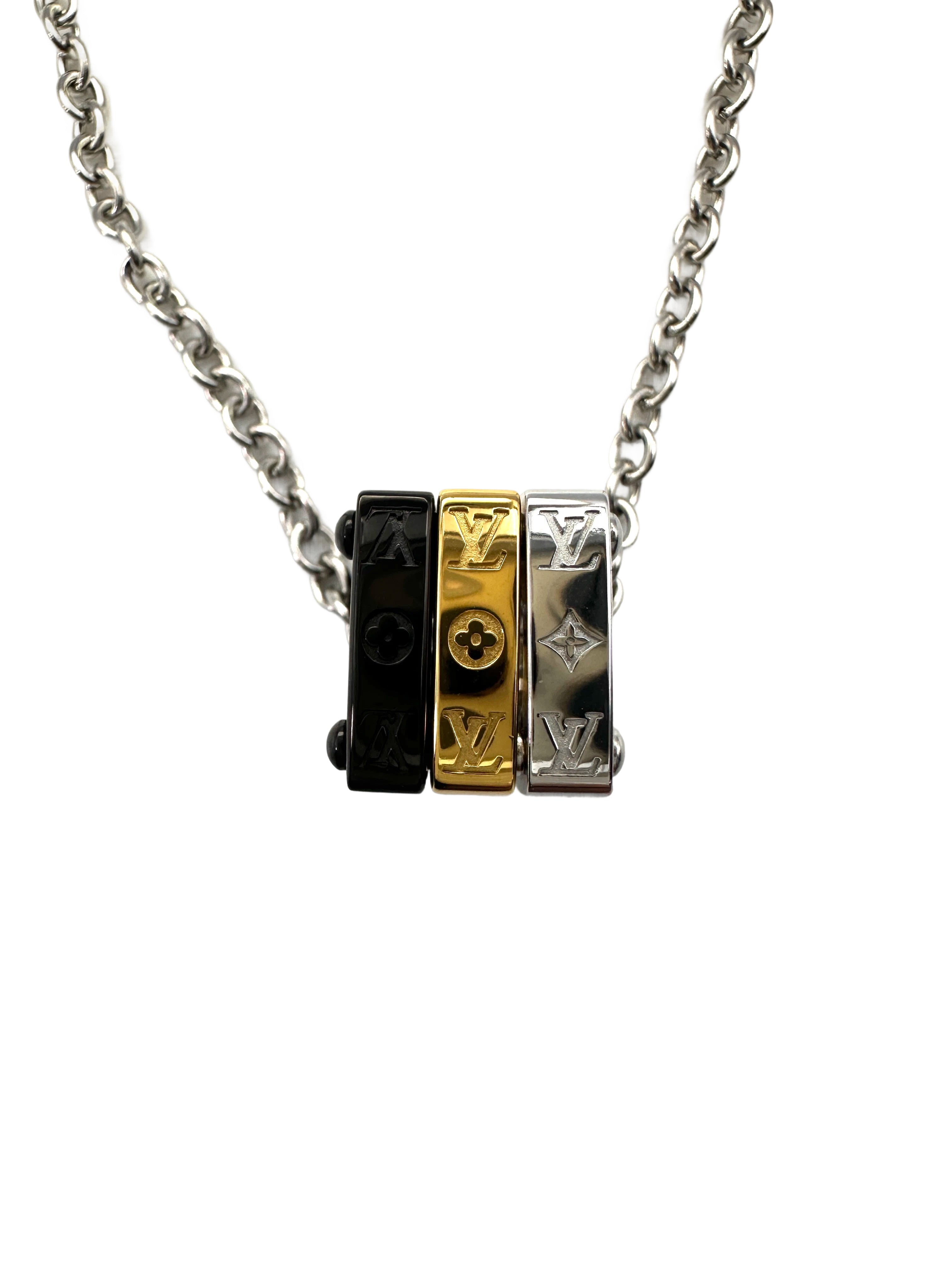 Louis Vuitton Monogram Bold Necklace,M00675 LE0233 LVN04