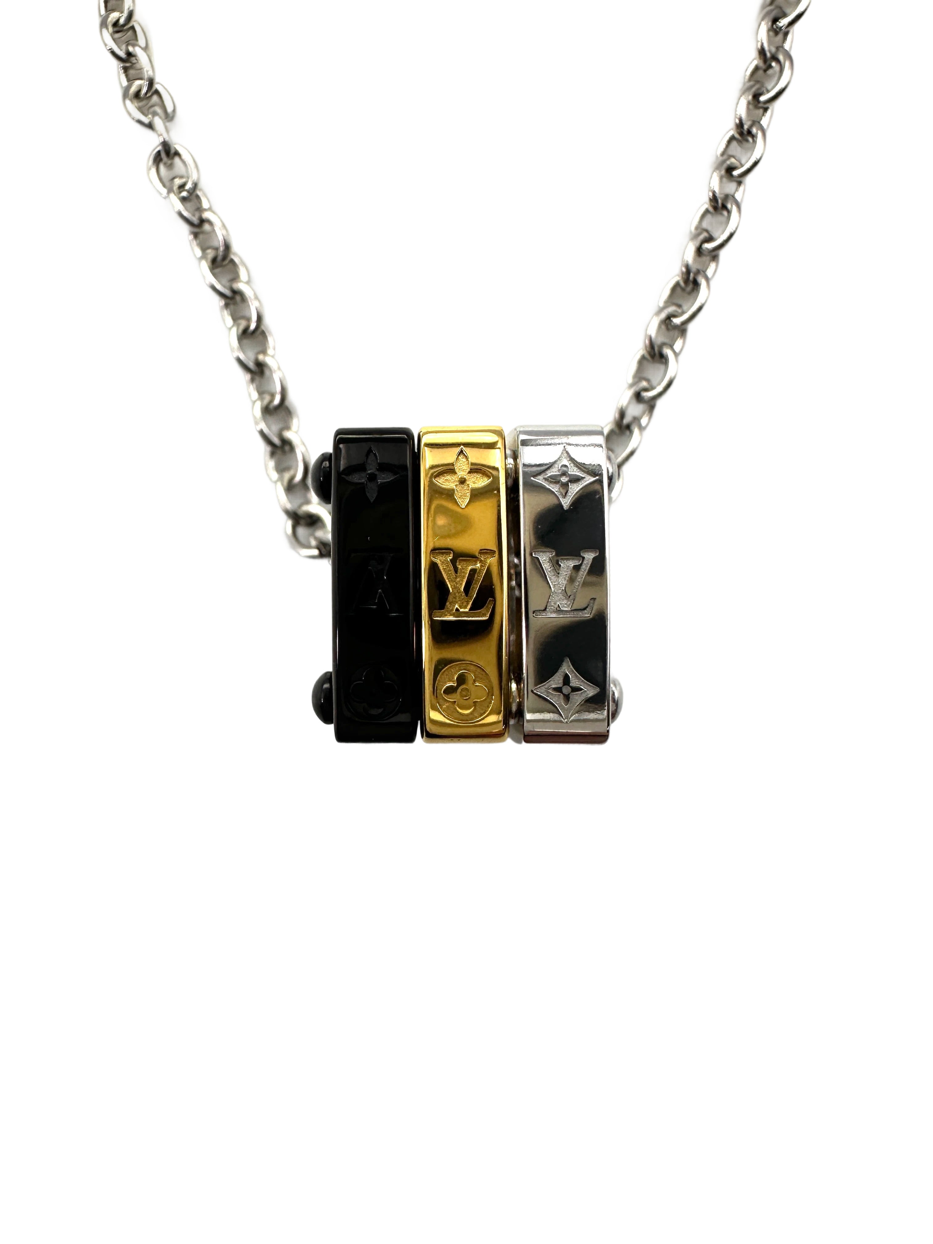 Louis Vuitton Monogram Bold Necklace,M00675 LE0233 LVN04