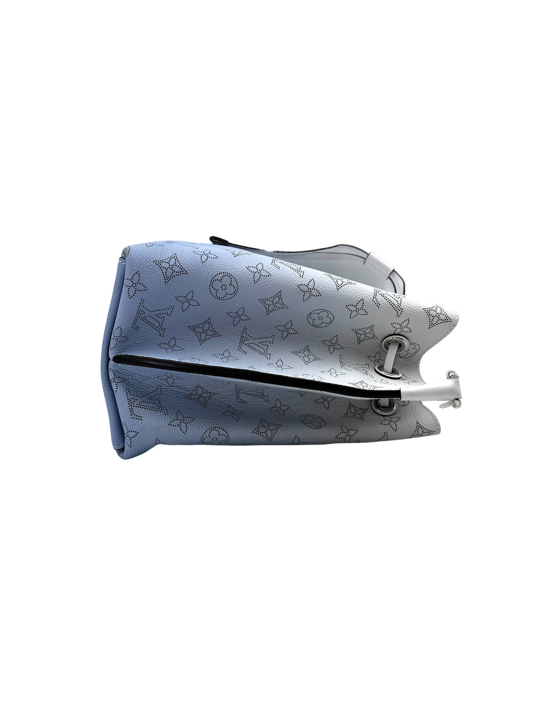 Louis Vuitton Mahina Muria Blue Ombre Perforated Calfskin Bucket Bag LV2234