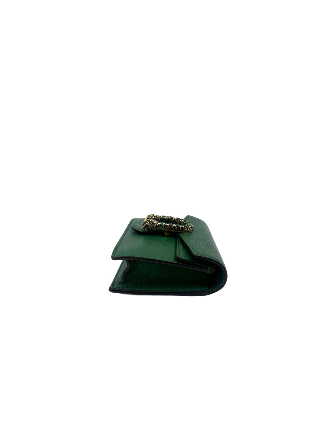 Gucci Dionysus Green Textured Leather Mini Shoulder Bag GG775