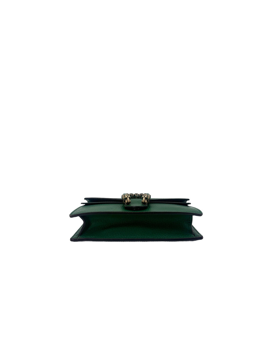 Gucci Dionysus Green Textured Leather Mini Shoulder Bag GG775