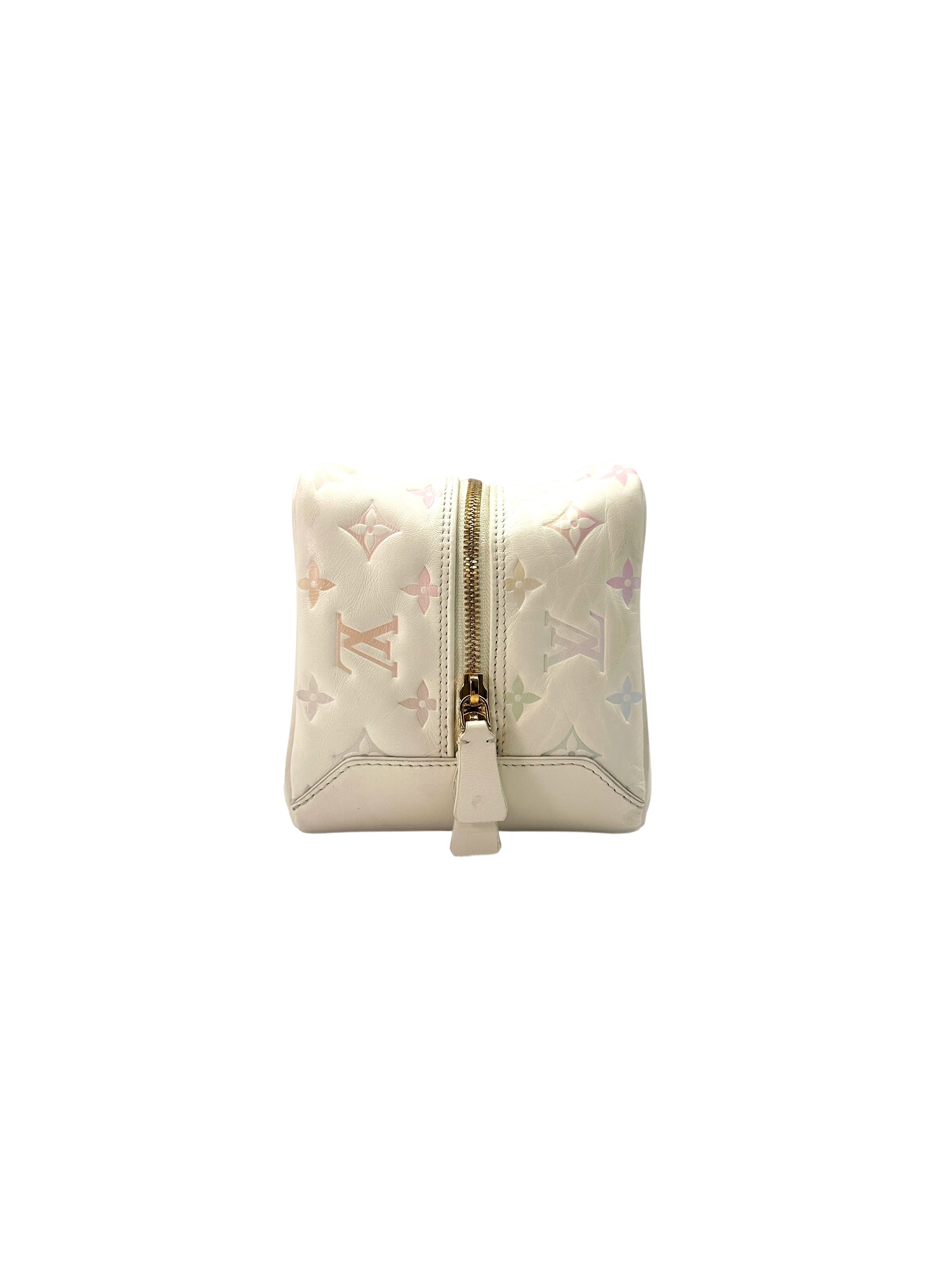 Louis Vuitton New Square Quartz Multicolor Monogram Embossed Leather Square Bag LV2237