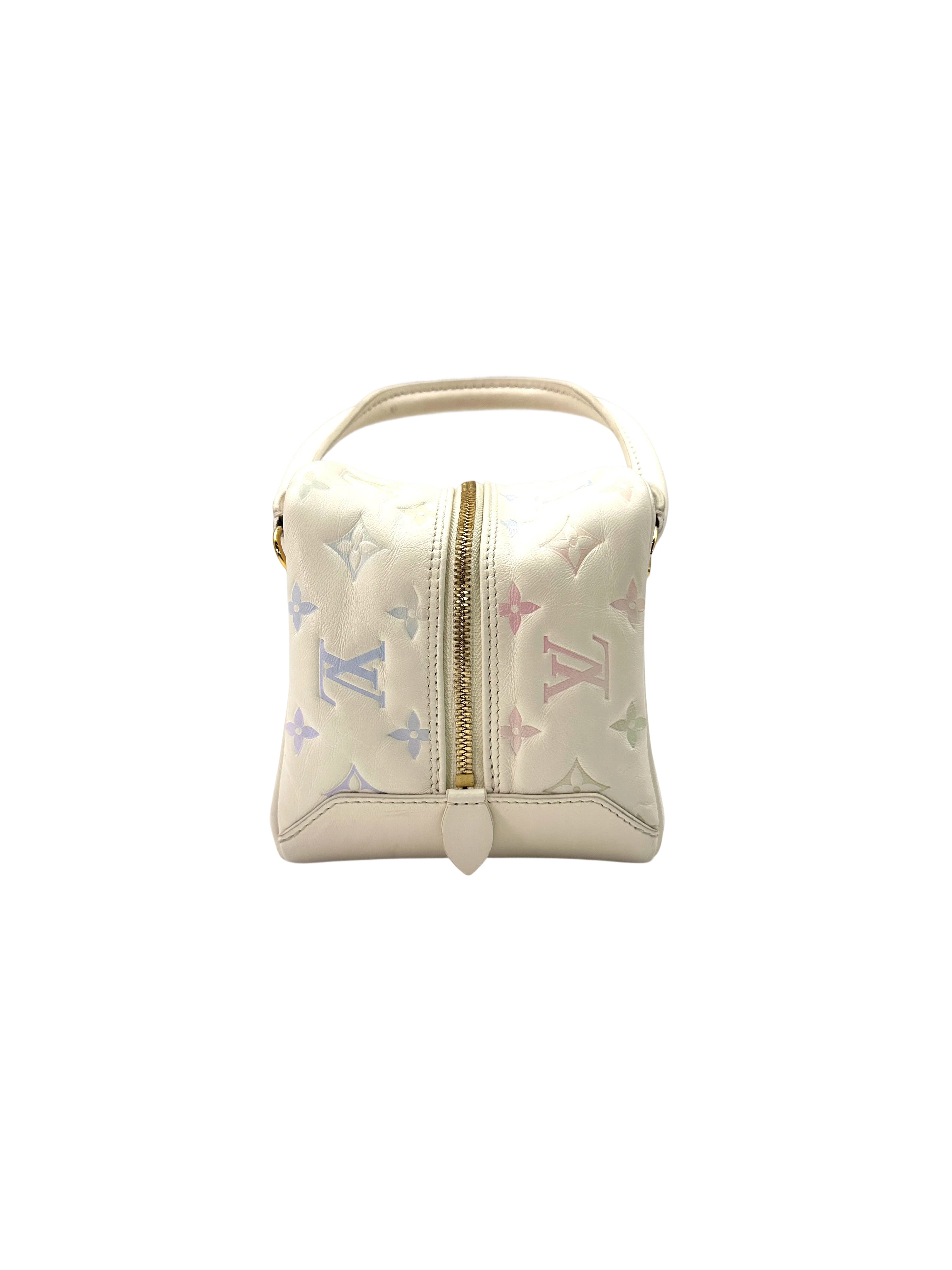 Louis Vuitton New Square Quartz Multicolor Monogram Embossed Leather Square Bag LV2237