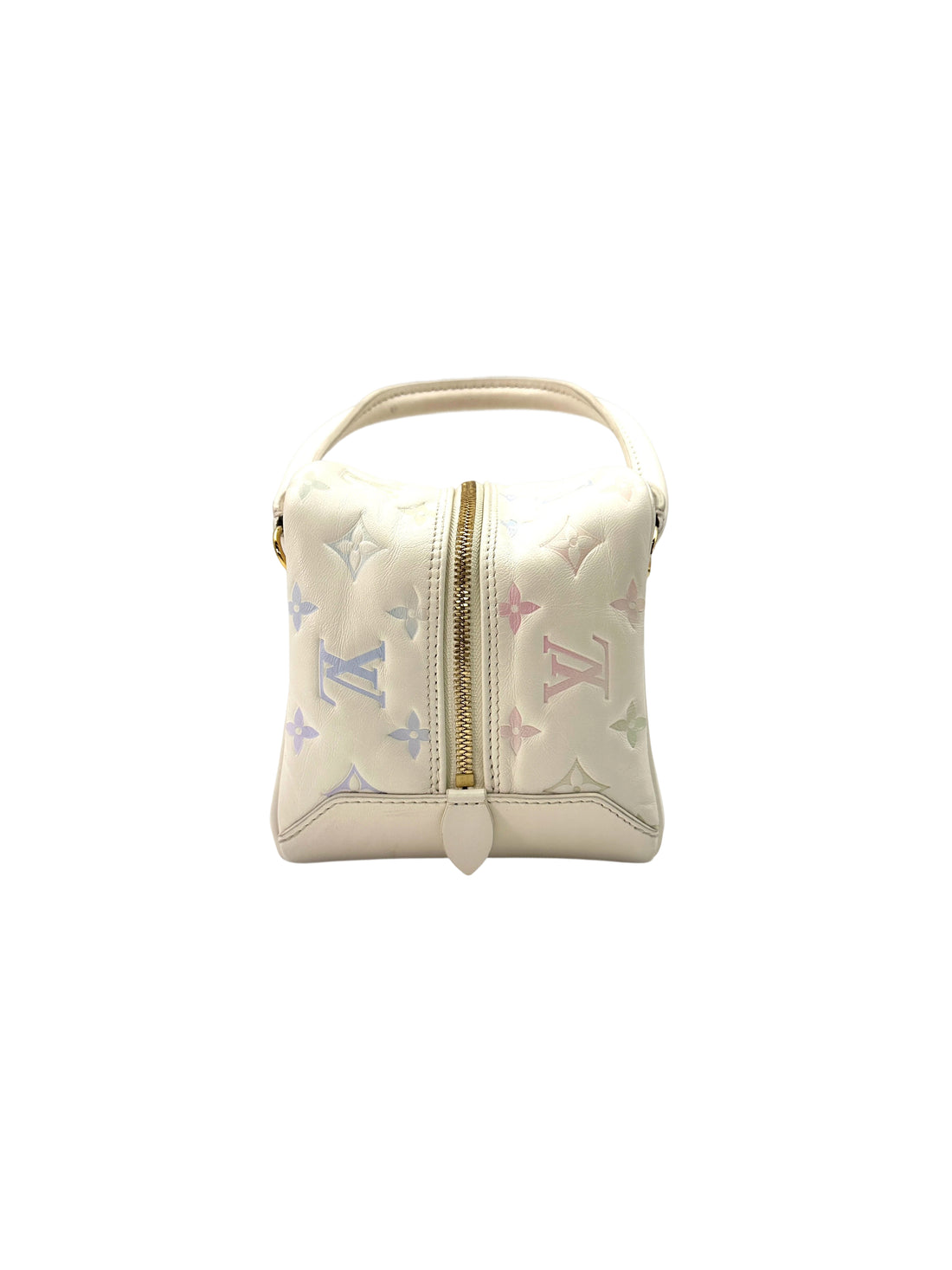 Louis Vuitton New Square Quartz Multicolor Monogram Embossed Leather Square Bag LV2237
