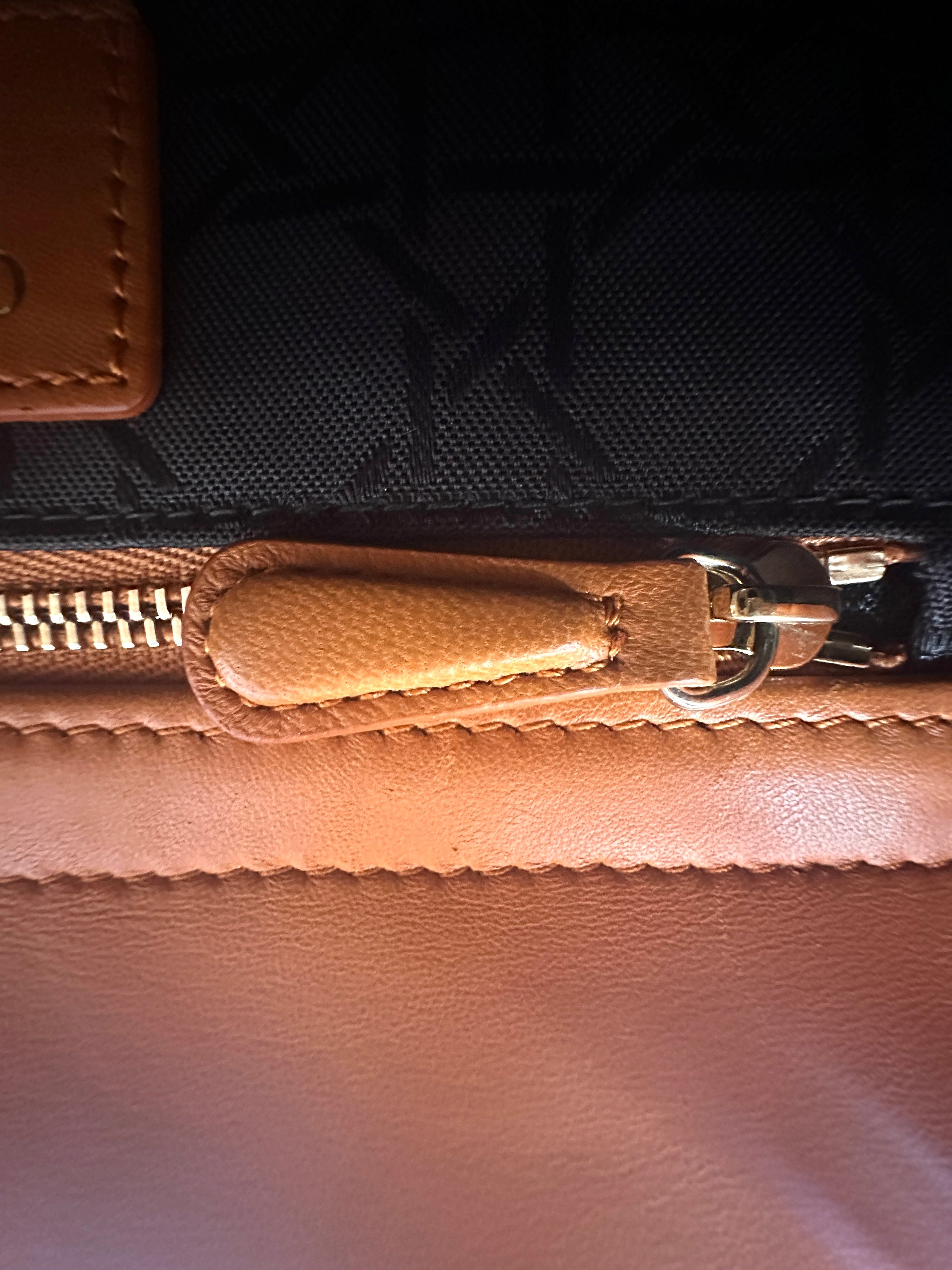 Christian Dior Lady Dior Orange Cannage Leather Handle Bag With Gold Charms DR585