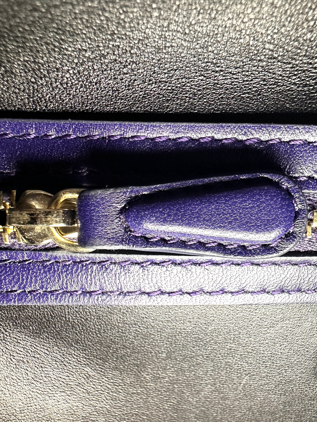 Christian Dior Lady Dior Blue Cannage Leather Handle Bag With Gold Charms DR586