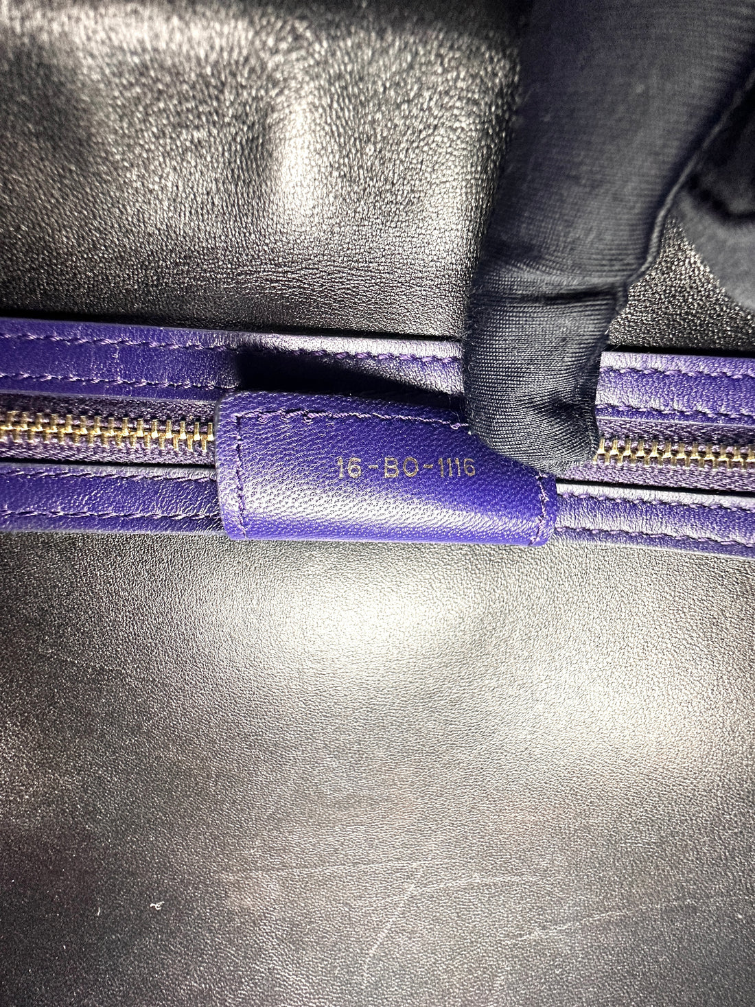 Christian Dior Lady Dior Blue Cannage Leather Handle Bag With Gold Charms DR586