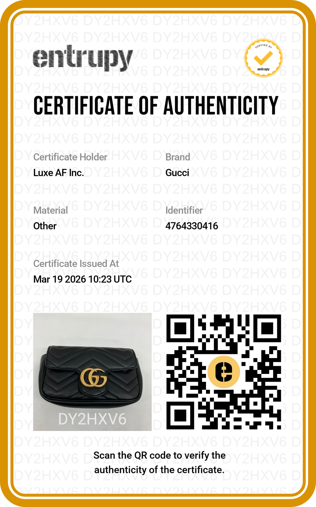Gucci GG Marmont Black Matelasse Mini Shoulder Bag GG776