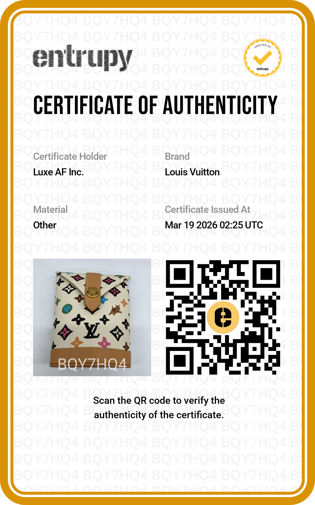 Louis Vuitton x Tyler The Creator Monogram Craggy Envelope Pouch IRIS089