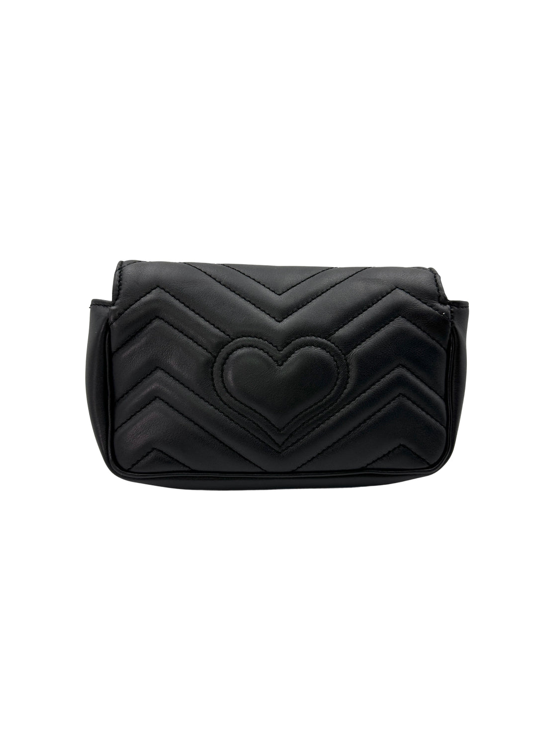 Gucci GG Marmont Black Matelasse Mini Shoulder Bag GG776