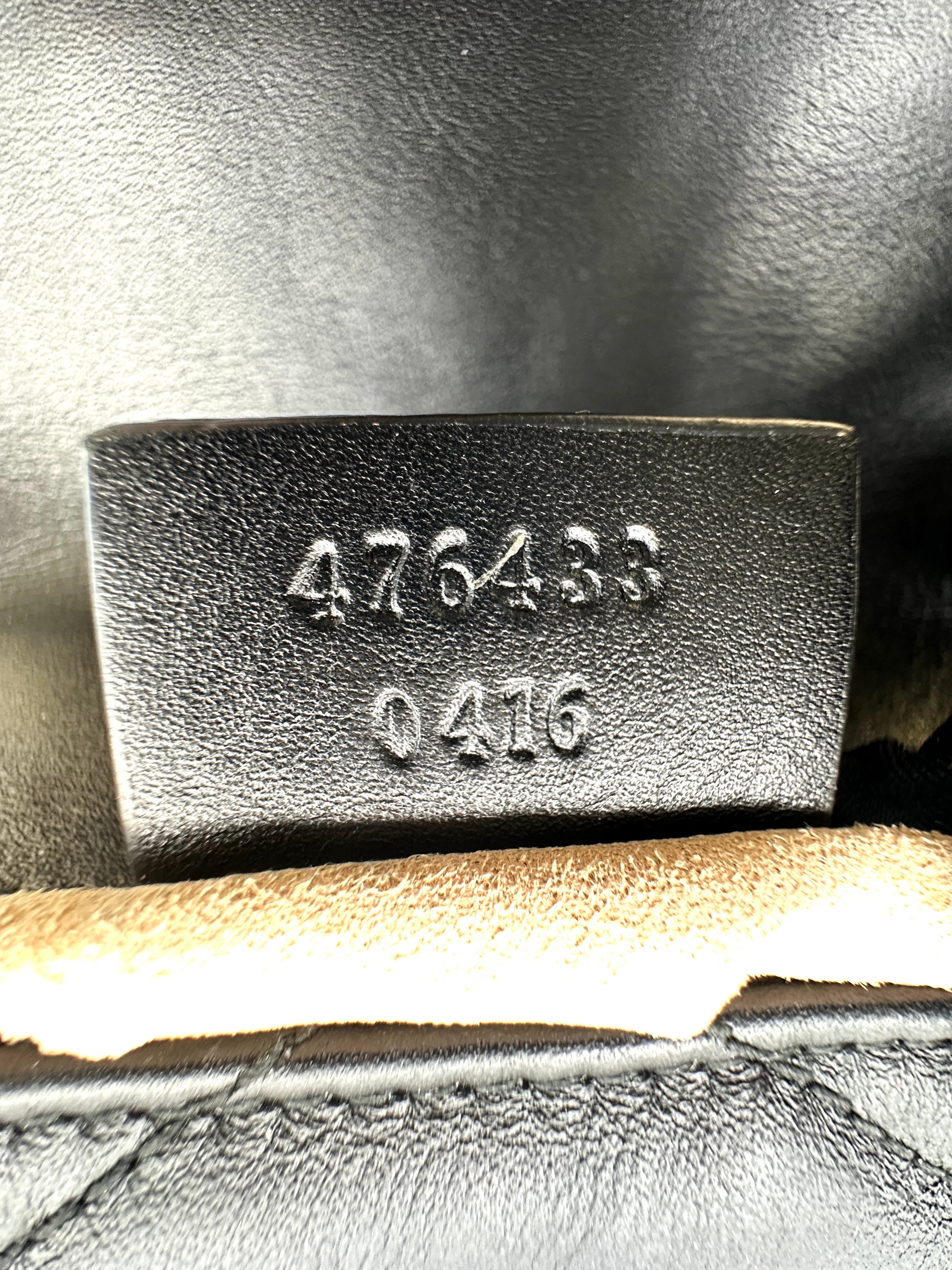 Gucci GG Marmont Black Matelasse Mini Shoulder Bag GG776