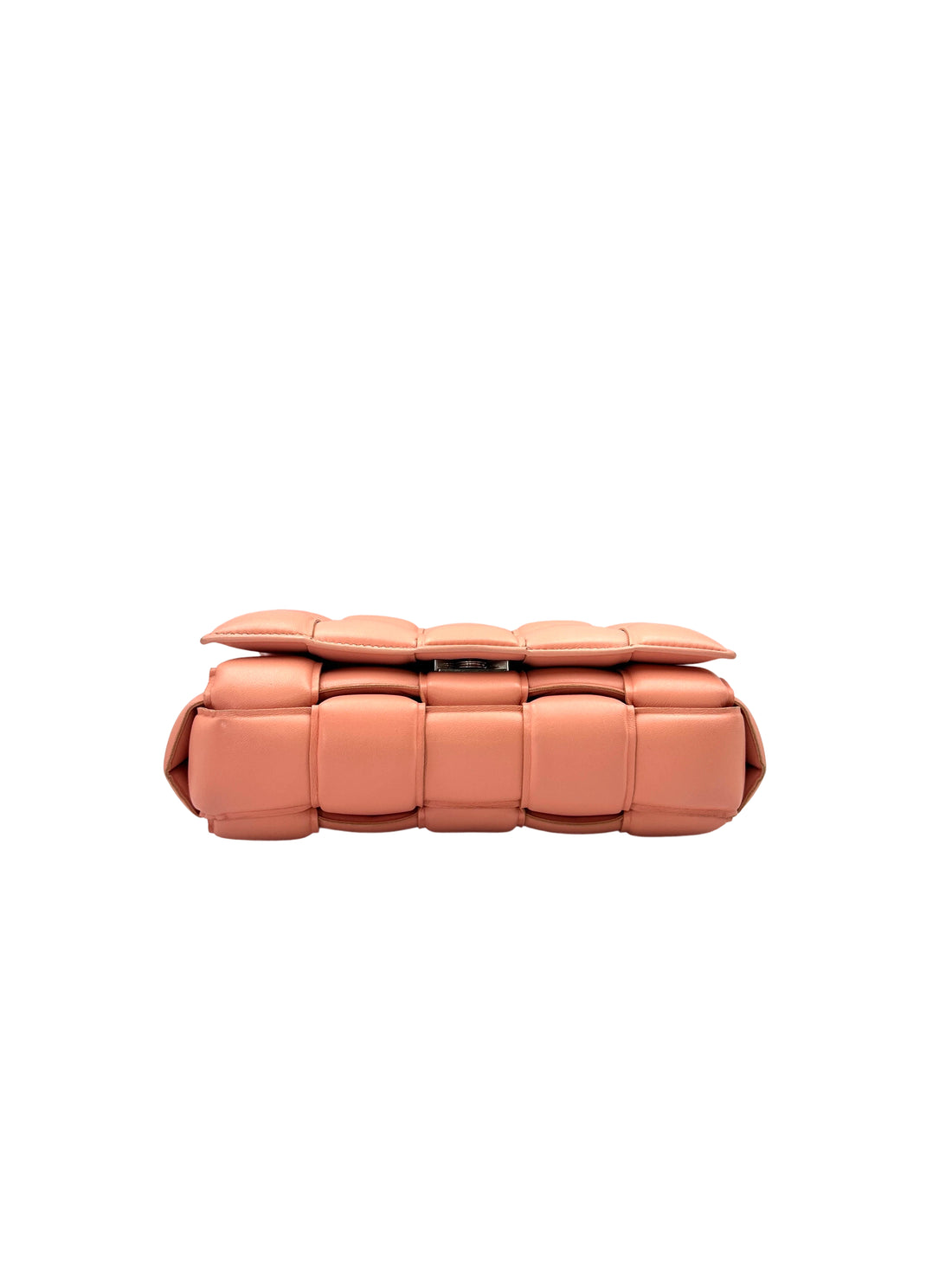 Bottega Veneta Padded Cassette Pink Leather Shoulder Bag BV112