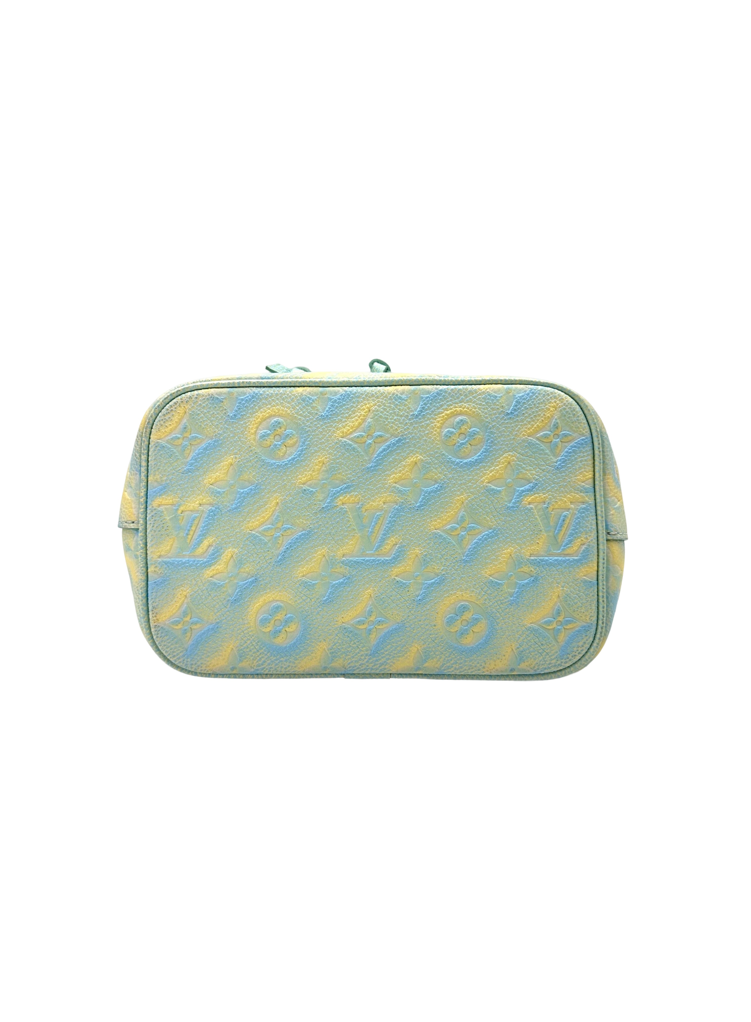 Louis Vuitton Summer Stardust NeoNeo Blue/Yellow Monogram Empreinte Leather Bucket Bag LV2244