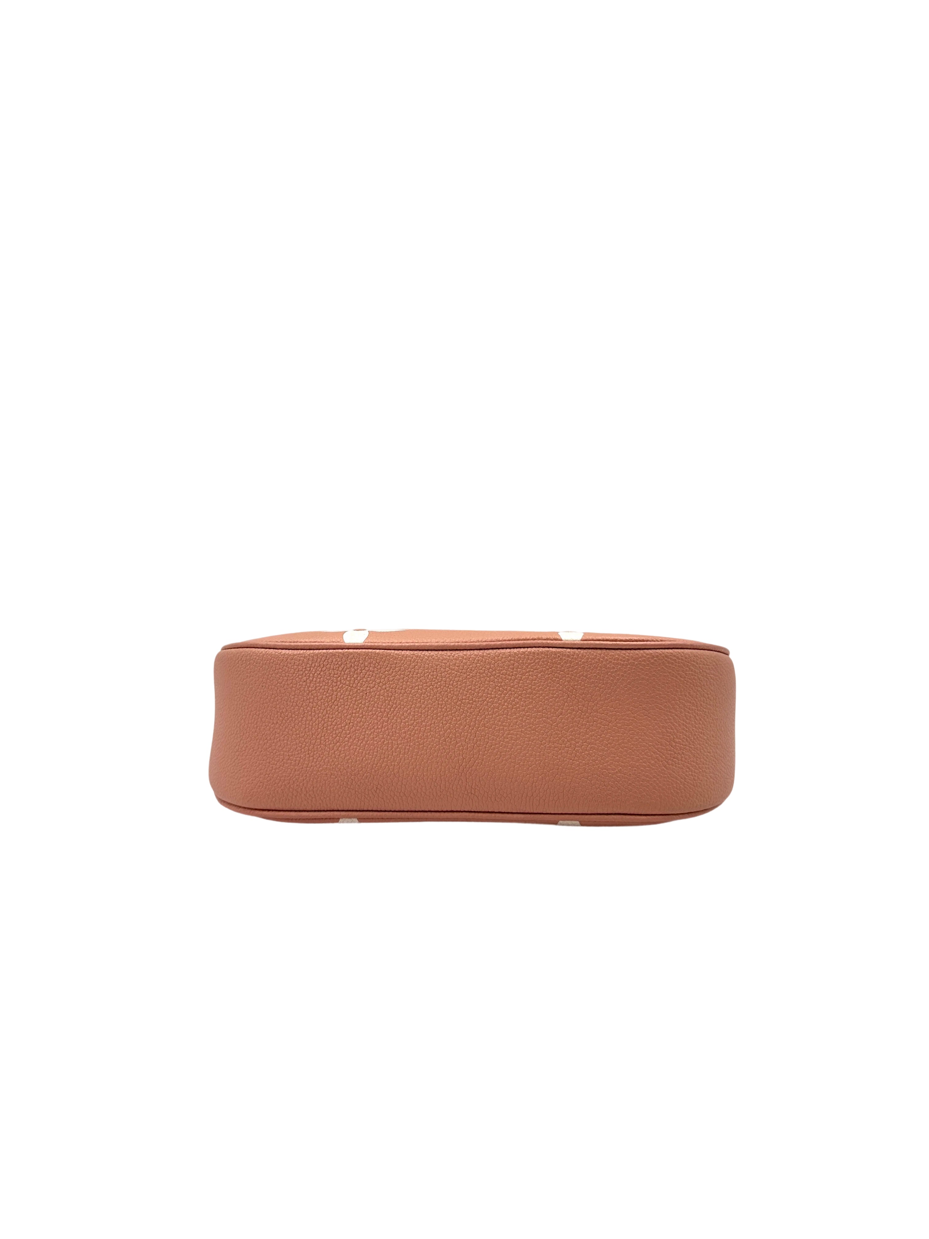 Louis Vuitton Bagatelle Pink/White Bicolor Monogram Empreinte Giant Leather Shoulder Bag LV2247