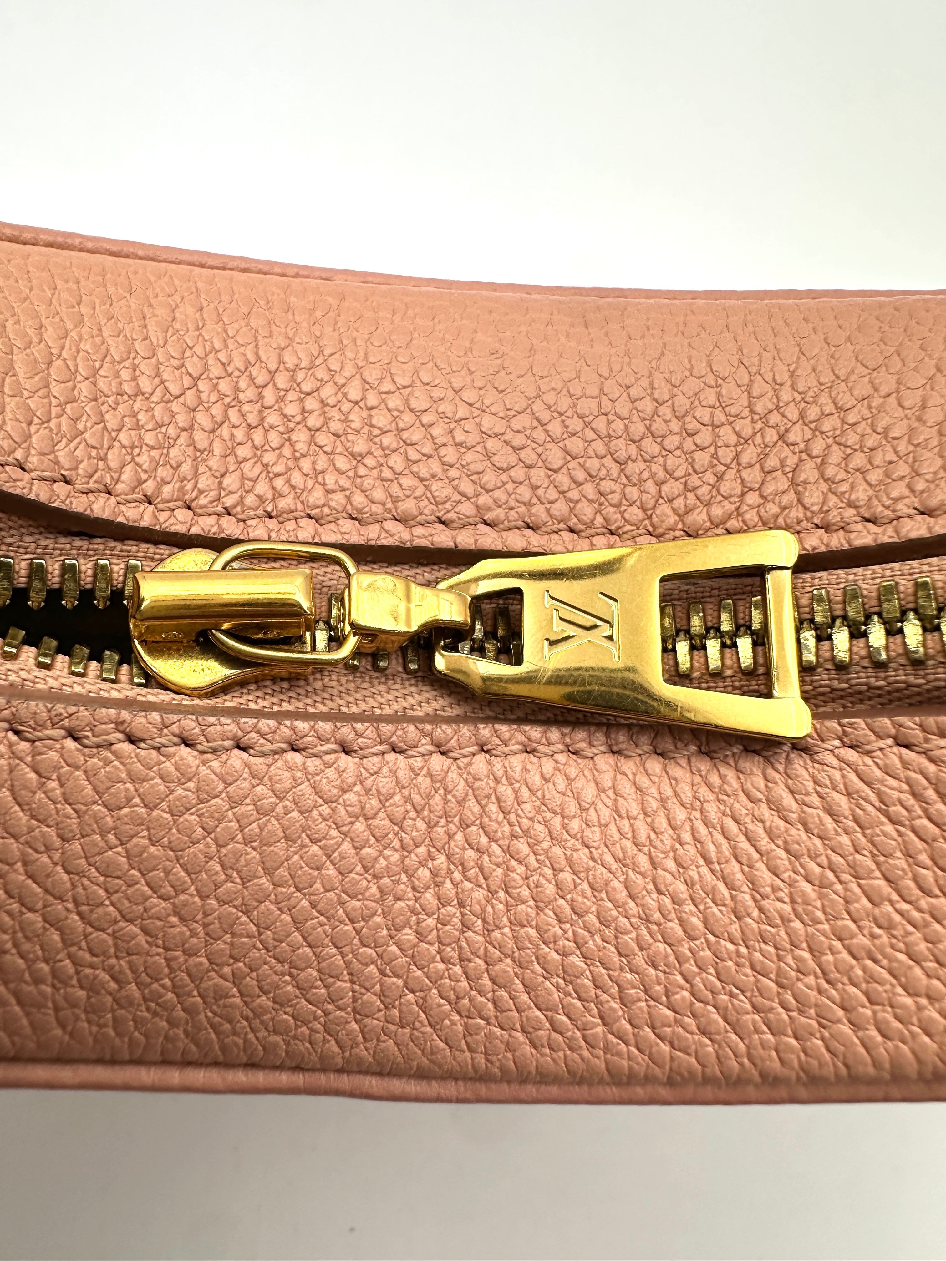 Louis Vuitton Bagatelle Pink/White Bicolor Monogram Empreinte Giant Leather Shoulder Bag LV2247
