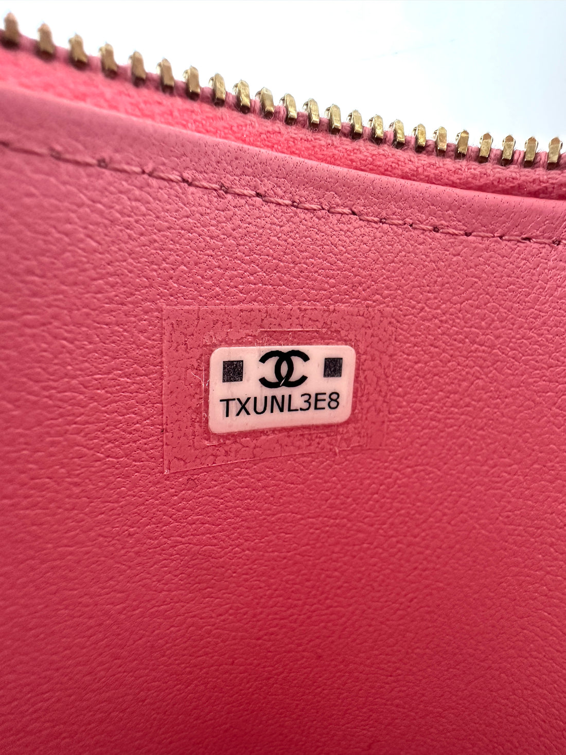 Chanel 23A Pink Quilted Leather Top Handle Vanity Case(TX***E8) CC1599