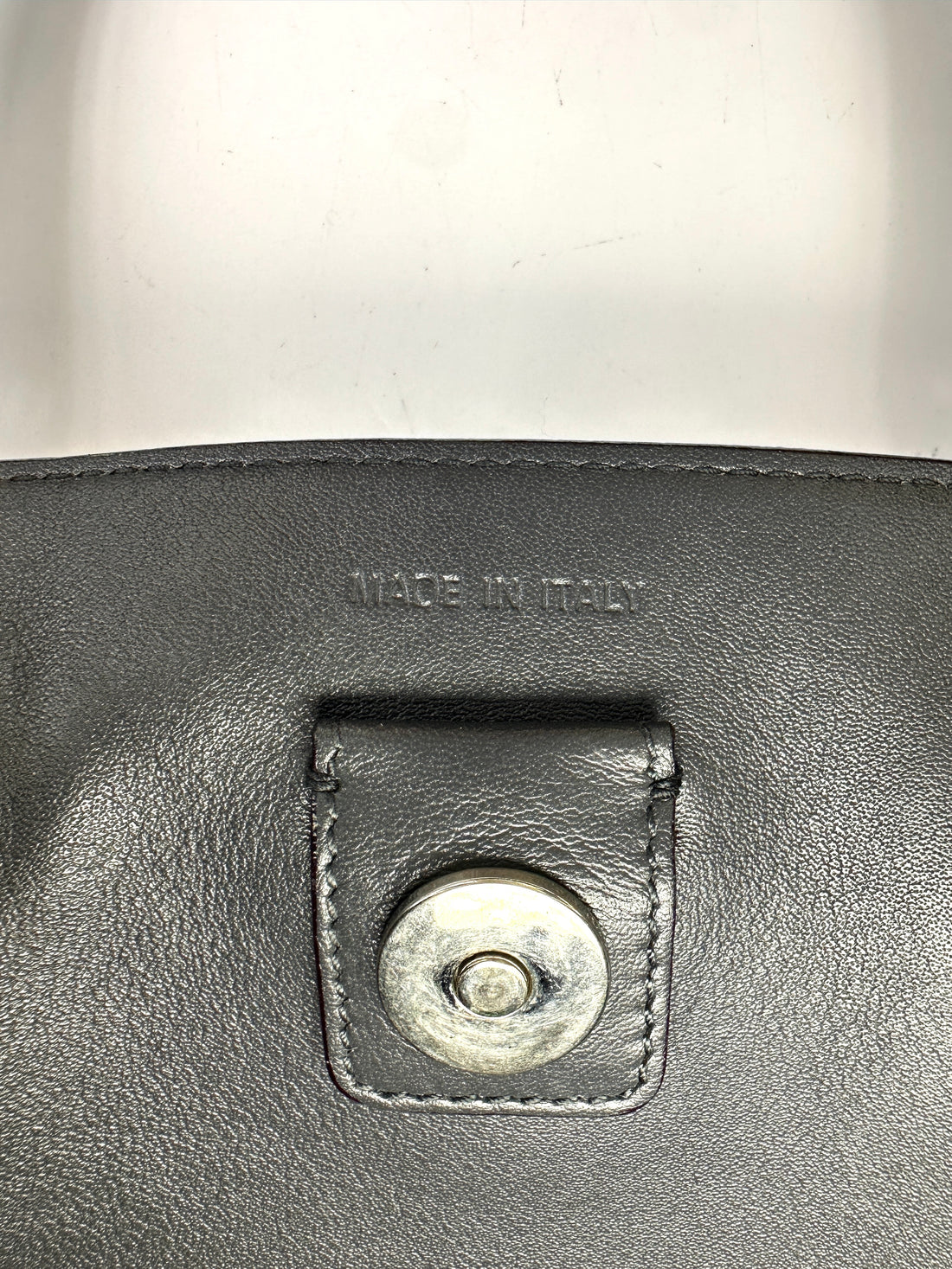 Christian Dior Diorissimo Drak Red Leather Black Handle Medium Size Bag DR591