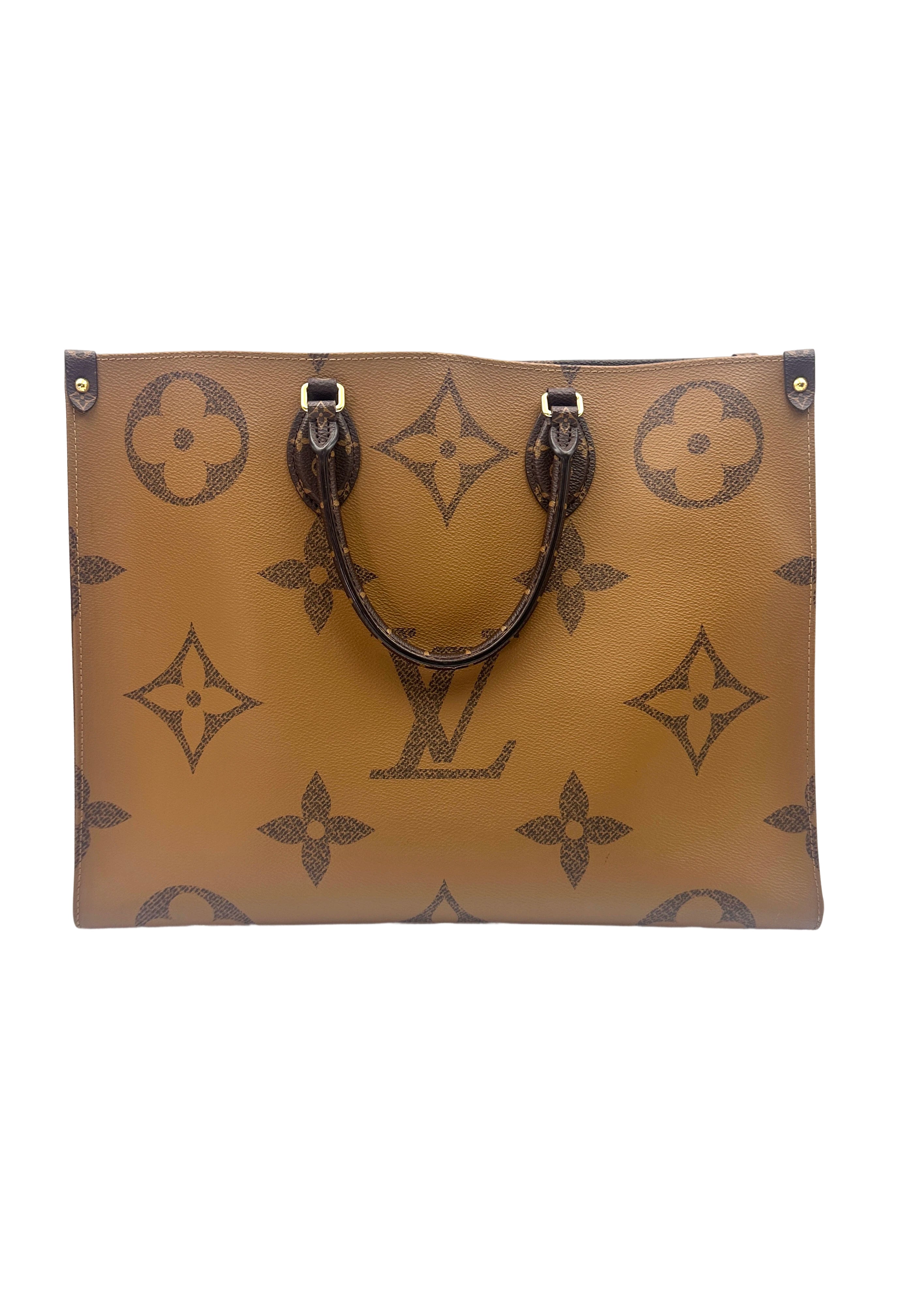 Louis Vuitton OnTheGo GM Brown Monogram Tote Handle Bag LV2246