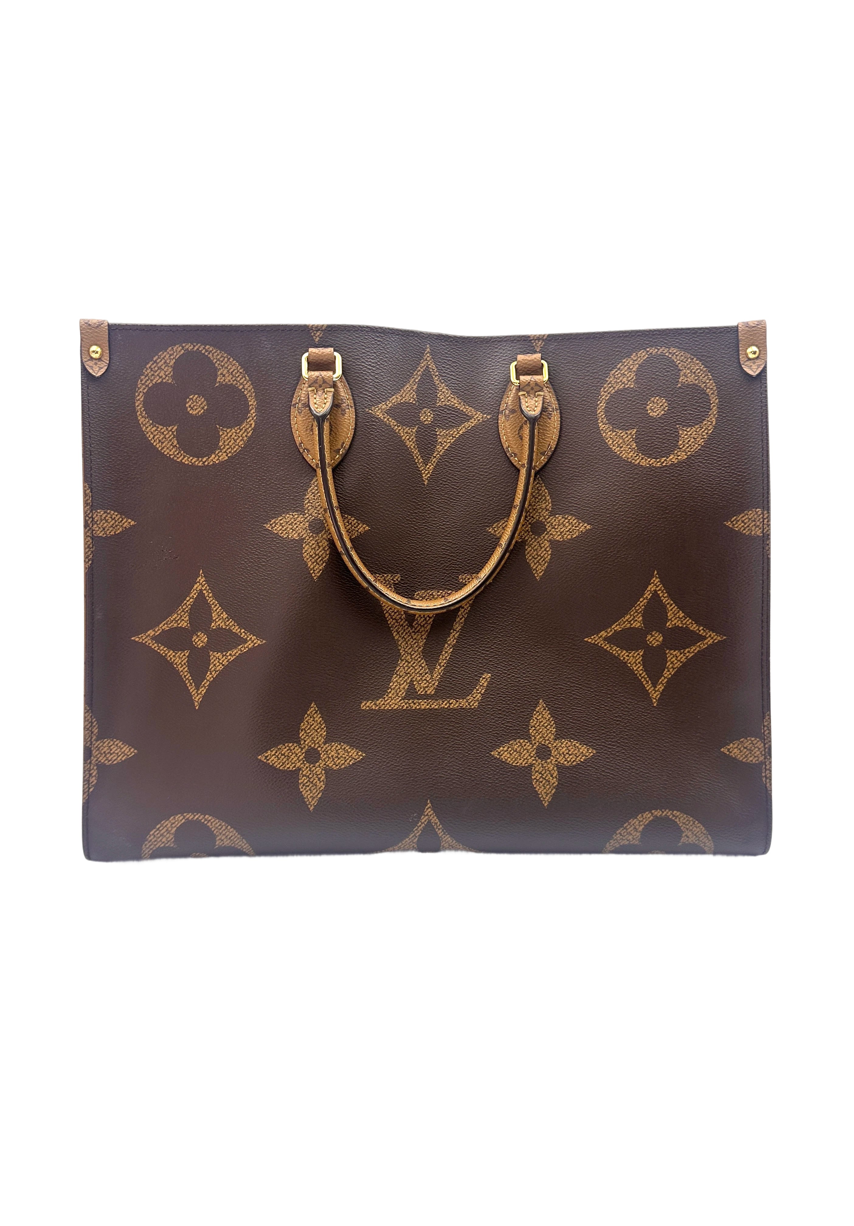Louis Vuitton OnTheGo GM Brown Monogram Tote Handle Bag LV2246