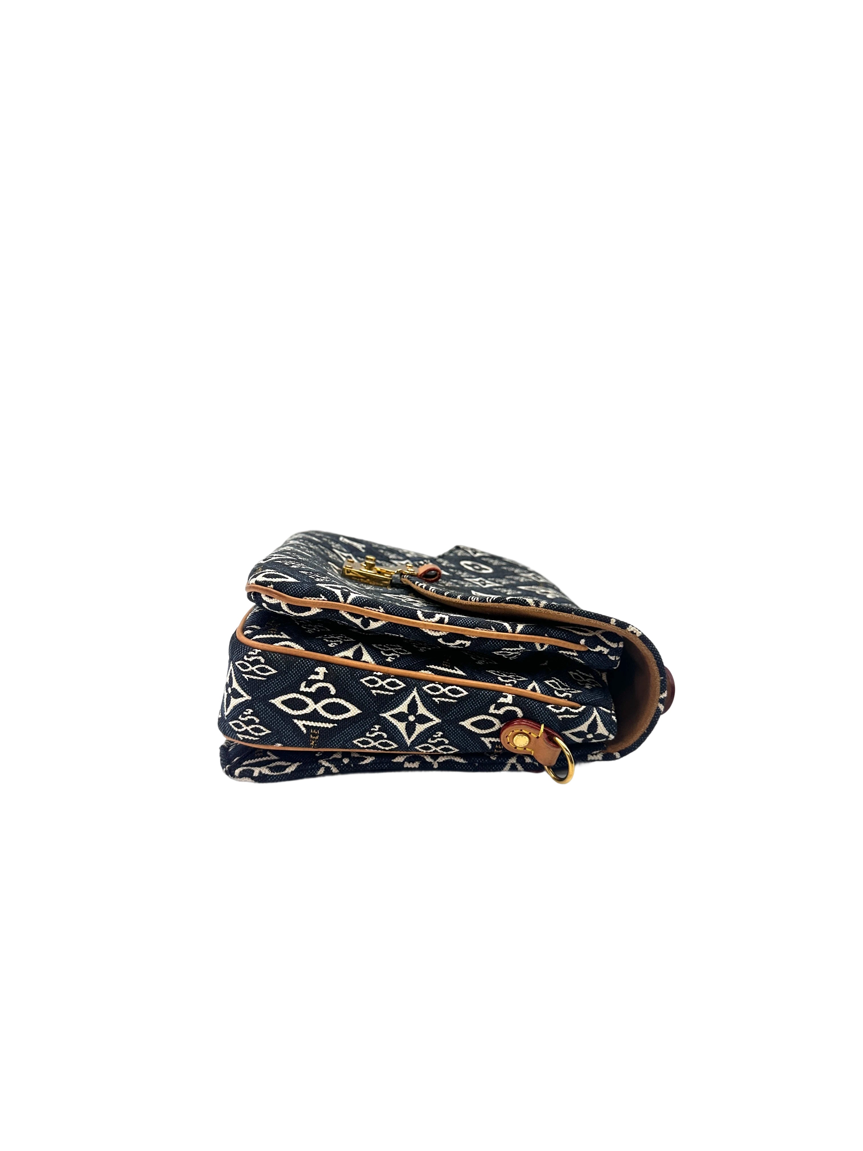 Louis Vuitton Since 1854 Blue Monogram Jacquard Pochette Metis MM LV2251