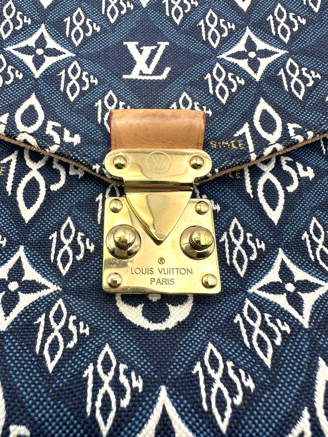 Louis Vuitton Since 1854 Blue Monogram Jacquard Pochette Metis MM LV2251