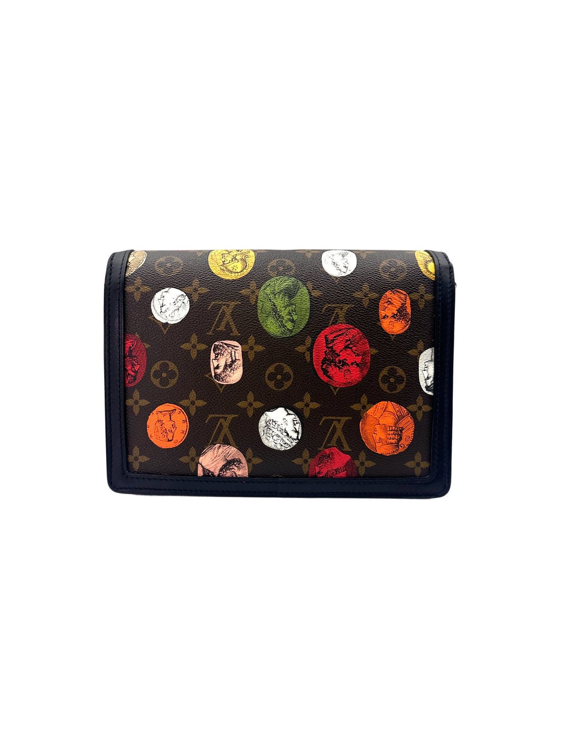 Louis Vuitton x Fornasetti  Limited Edition Dauphine MM Monogram Cameo Shoulder Bag LV2252