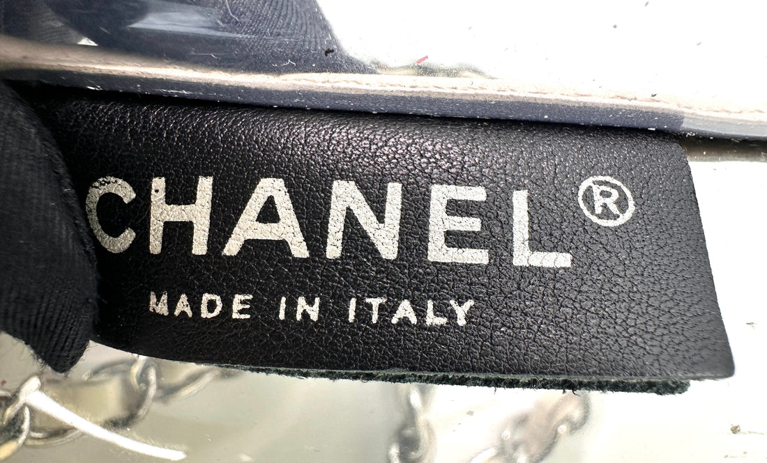 Chanel 2008 Limited Edition Classic Flap Transparent PVC Naked Flap Bag(12***97) CC1604