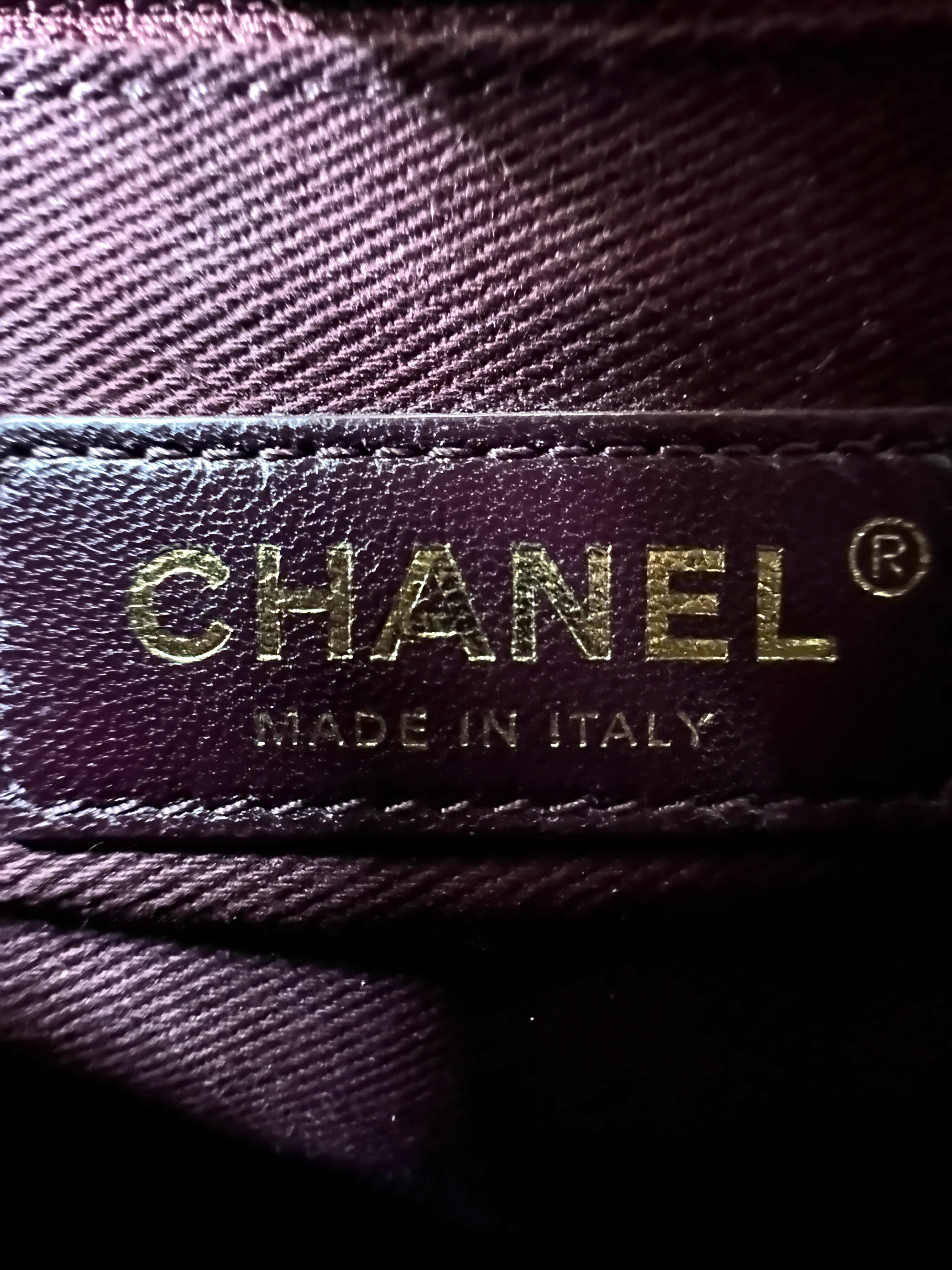 Chanel CoCo Handle Black Quilted Calfskin Medium Size Handle Bag(23***58) IRIS093