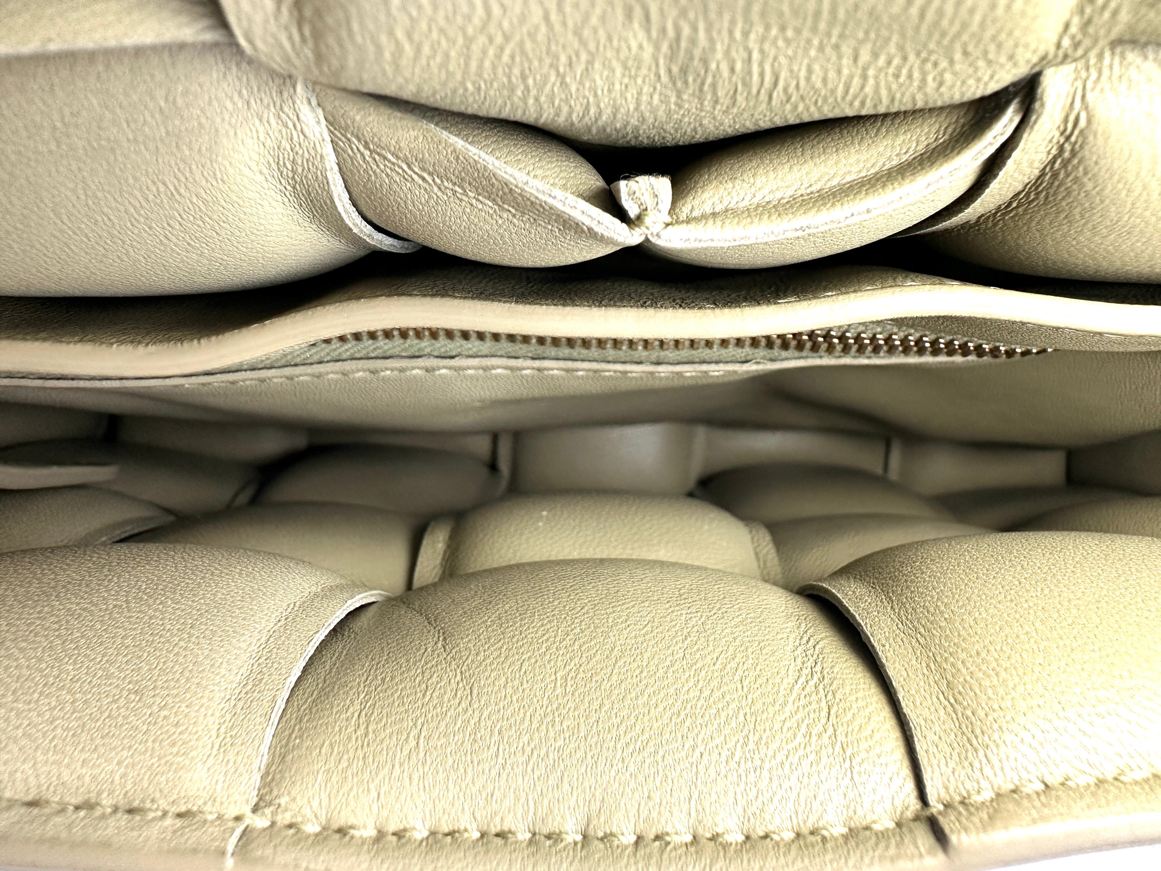 Bottega Veneta Padded Cassette Tapioca Leather Shoulder Bag BV113