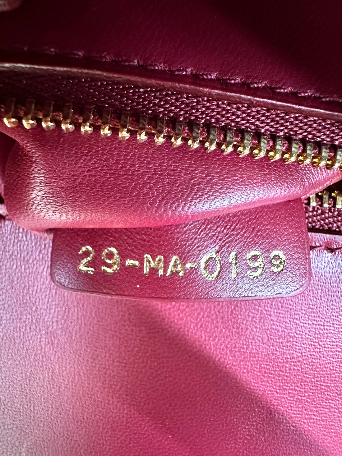 Christian Dior 30 Montaigne Red Calfskin Medium Size Flap Bag With Gold Hardware DR589