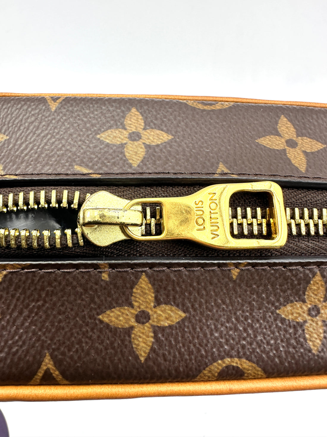 Louis Vuitton Soft Trunk Brown Monogram Canvas Shoulder Bag With Gold Hardware LV2250