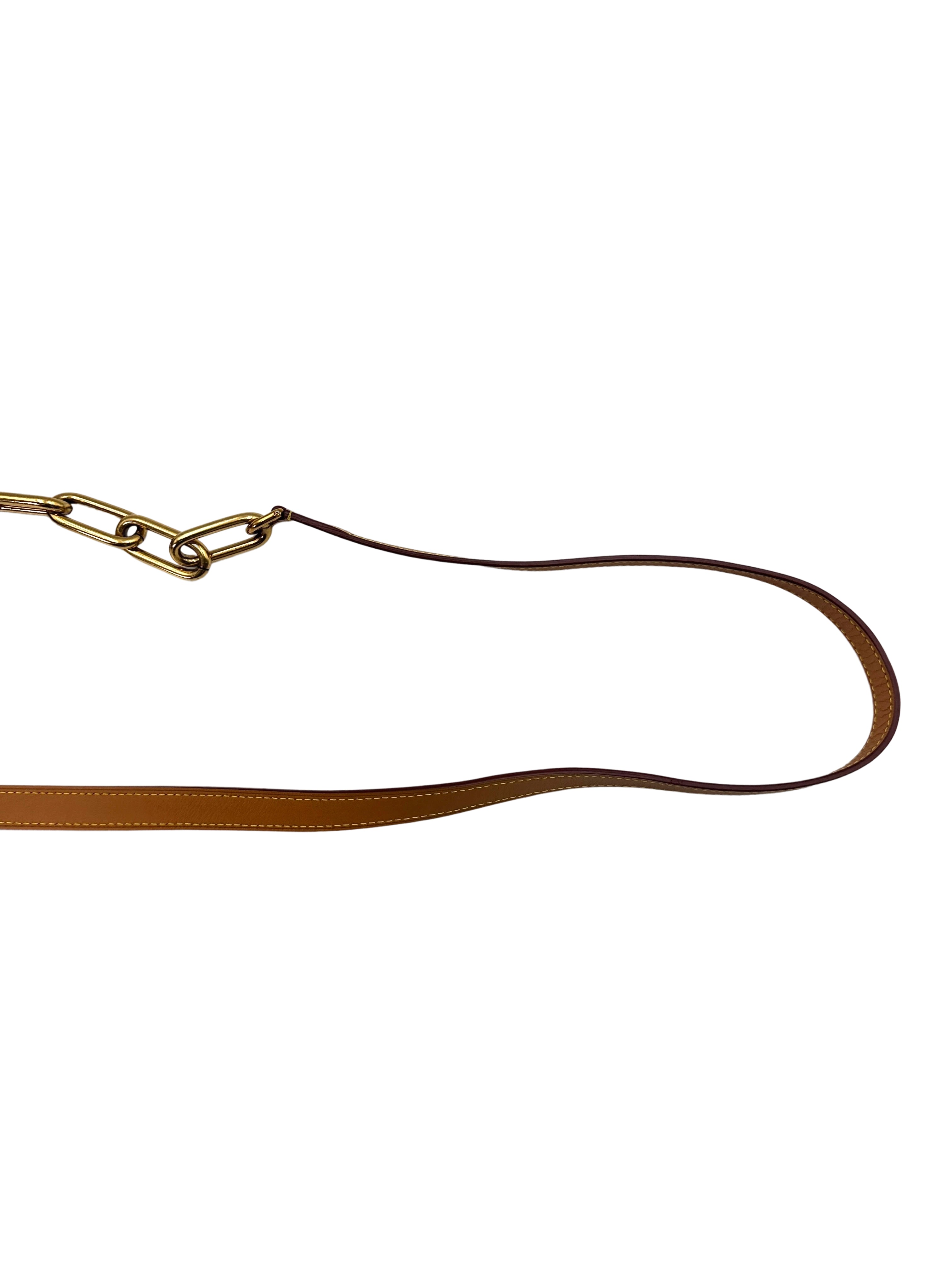 Louis Vuitton Soft Trunk Brown Monogram Canvas Shoulder Bag With Gold Hardware LV2250
