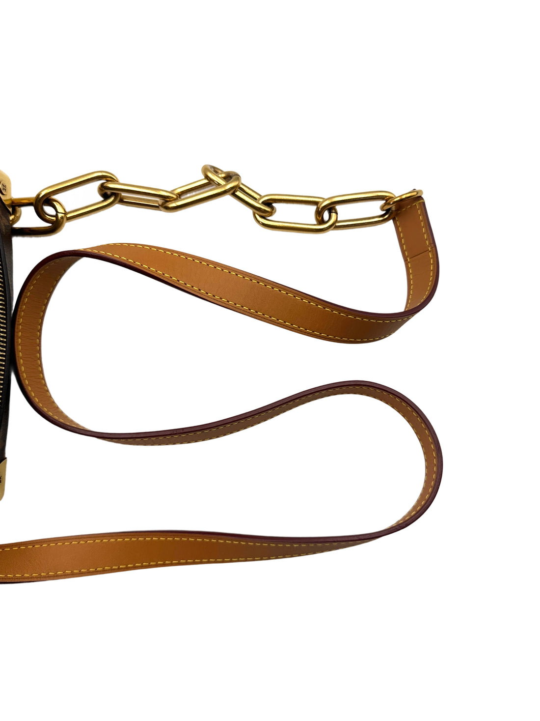 Louis Vuitton Soft Trunk Brown Monogram Canvas Shoulder Bag With Gold Hardware LV2250