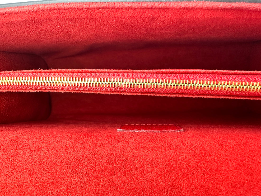 Louis Vuitton Victoire Monogram Canvas & Red Leather Shoulder Bag LV2256