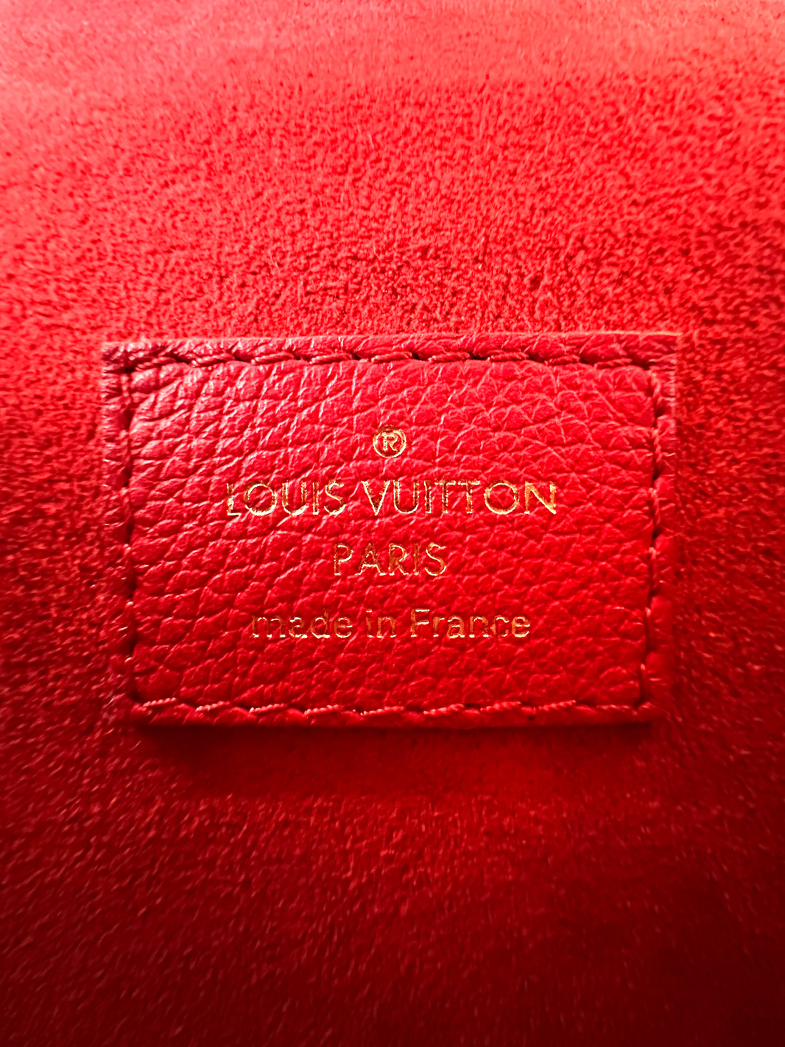 Louis Vuitton Victoire Monogram Canvas & Red Leather Shoulder Bag LV2256