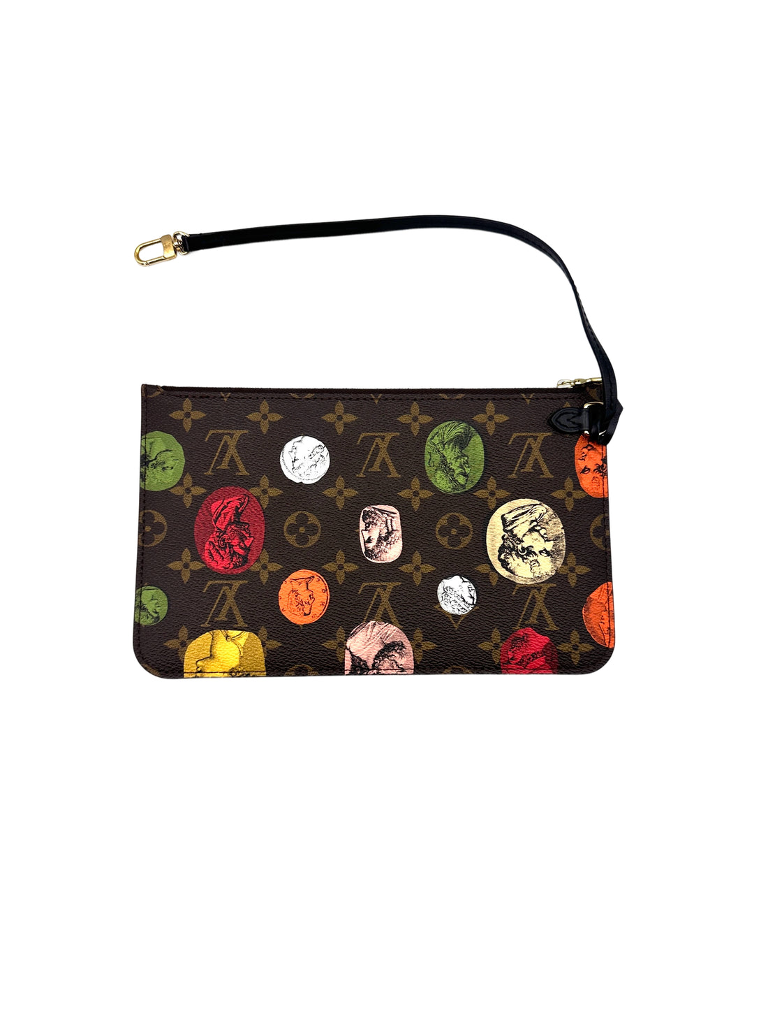 Louis Vuitton x Fornasetti Neverfull MM Monogram Cameo Handle Bag With Pouch LV2259