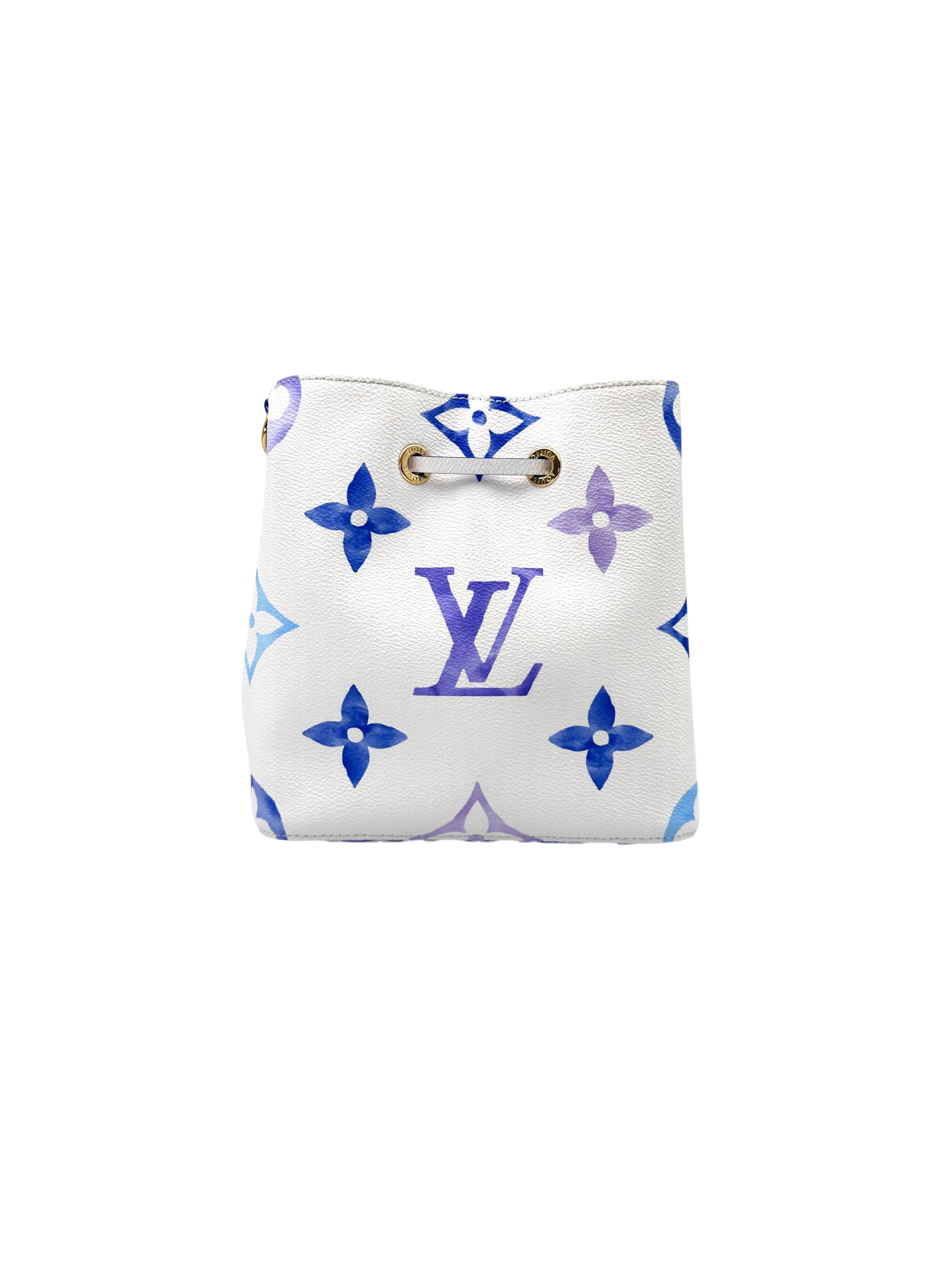 Louis Vuitton "By The Pool" NeoNeo Blue/White Monogram Giant Bucket Bag LV2266