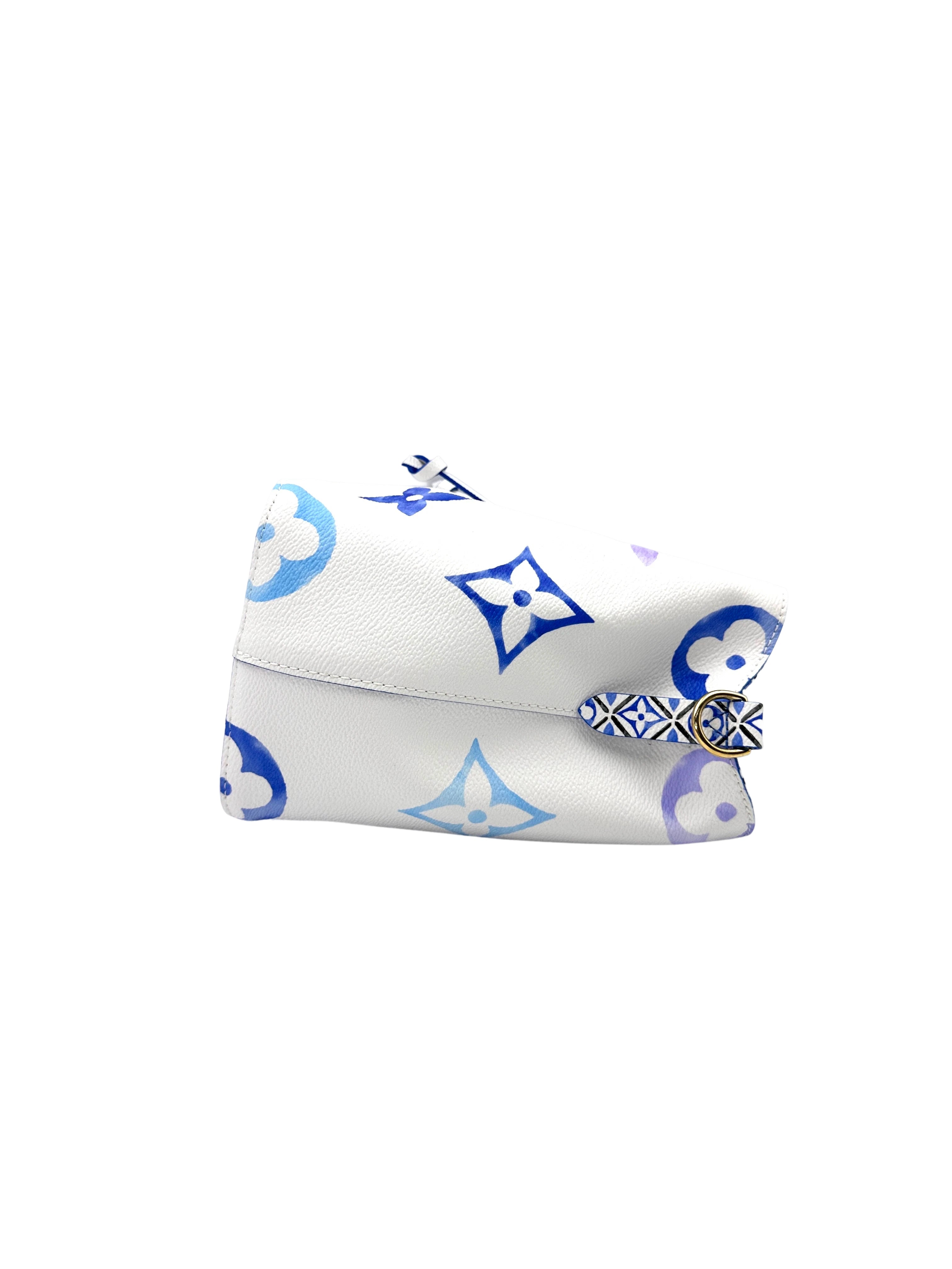 Louis Vuitton "By The Pool" NeoNeo Blue/White Monogram Giant Bucket Bag LV2266