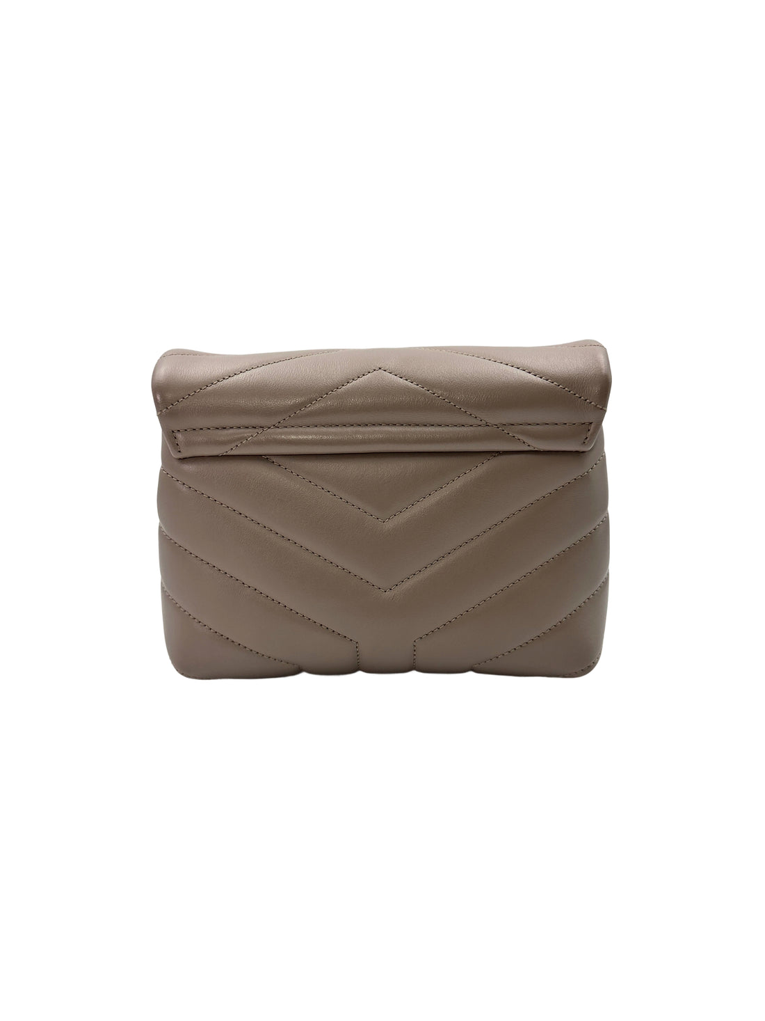 Saint Laurent Toy Loulou Grey Quilted Leather Shoulder Bag SL178