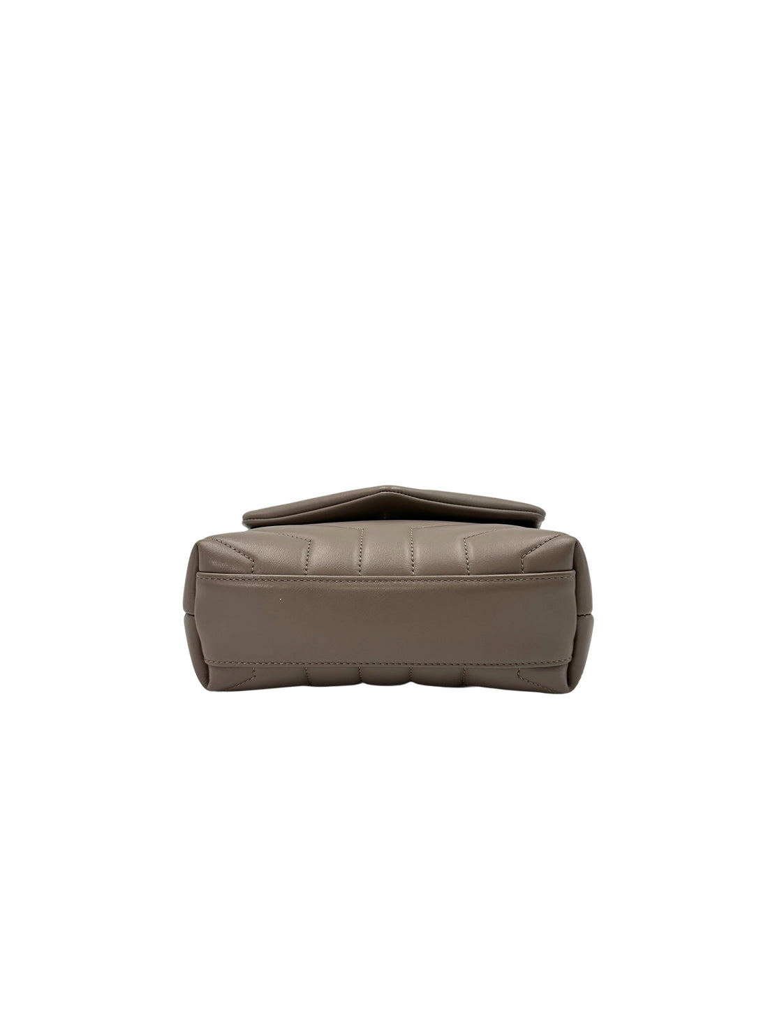 Saint Laurent Toy Loulou Grey Quilted Leather Shoulder Bag SL178